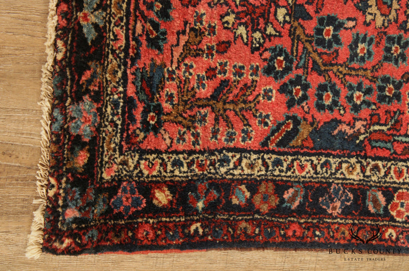Persian Hamadan Accent or Prayer Rug, 5.5' x 2.5'