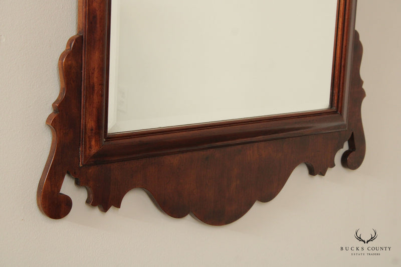 Henredon Chippendale Style Carved Cherry Wall Mirror