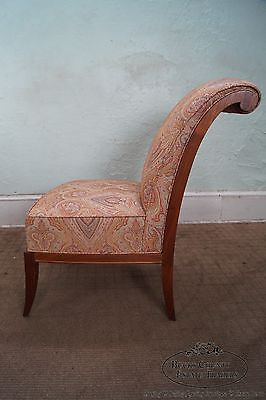 Quality Pair of Slipper Chairs w/ Ralph Lauren Upholstery