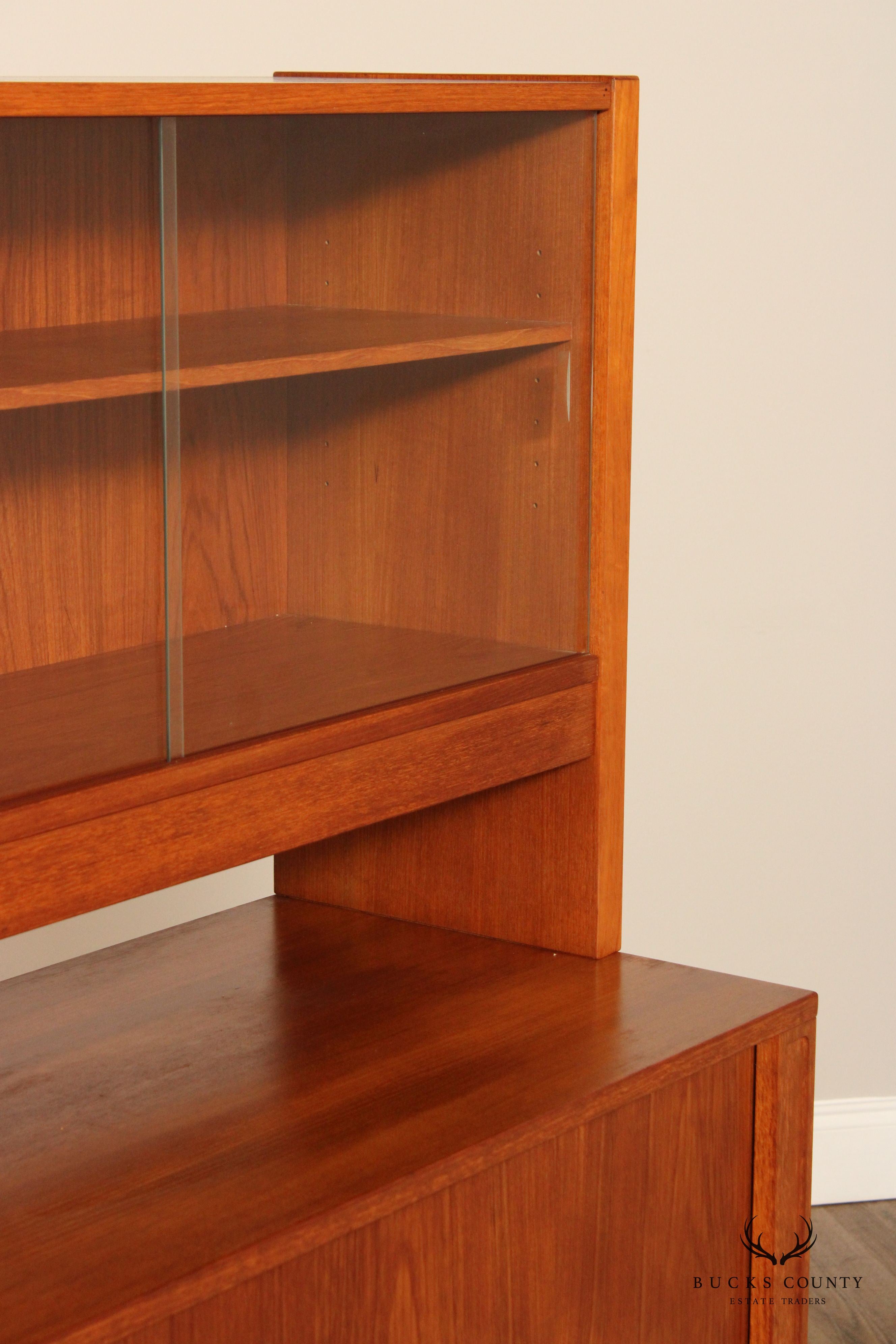 Lovig Danish Modern Teak Sideboard and Hutch