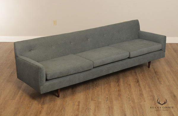 1960's Mid Century Modern Newly Upholstered Sofa