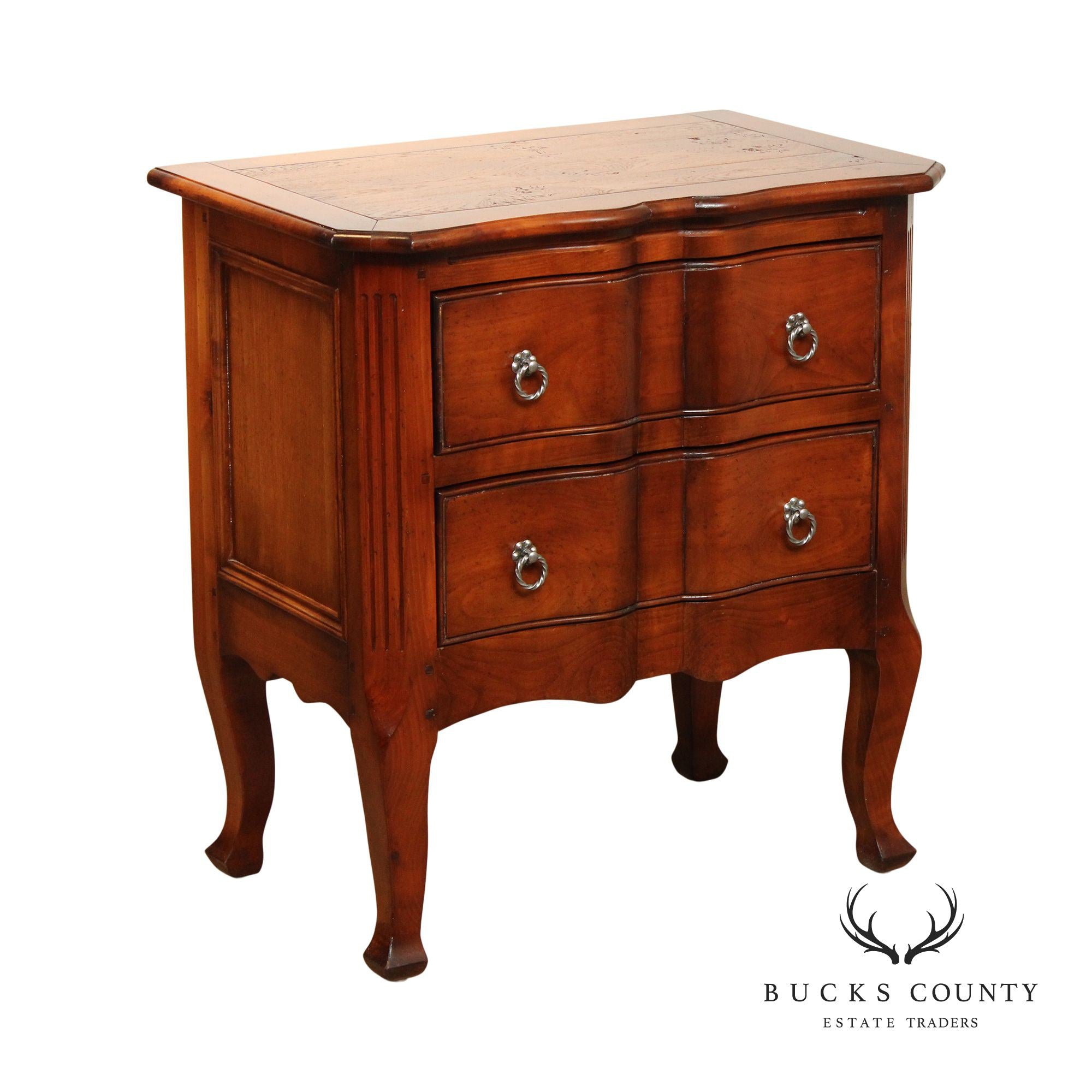 Henry Venables French Country Style Oak Nightstand