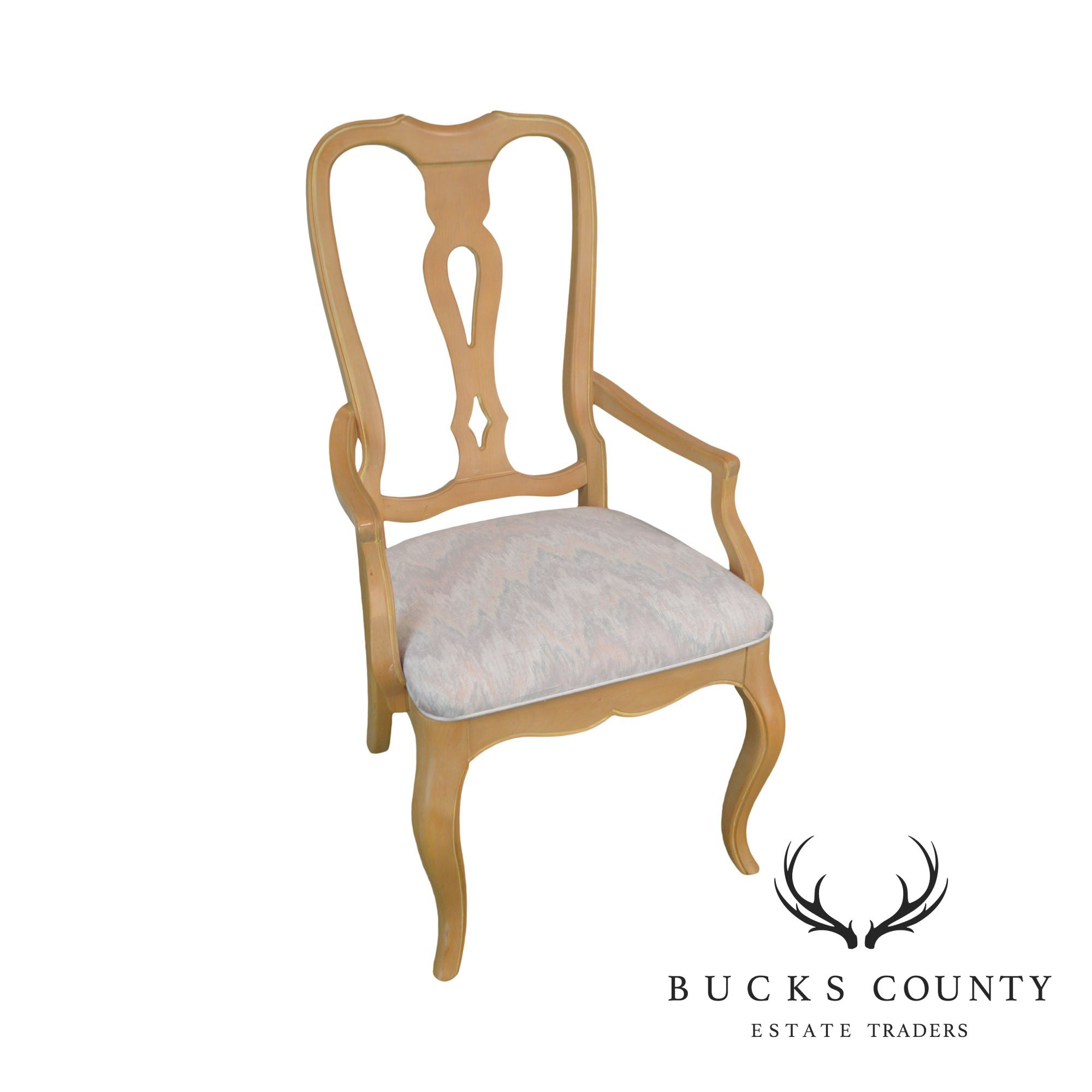 Ethan Allen French Country Maple Armchair