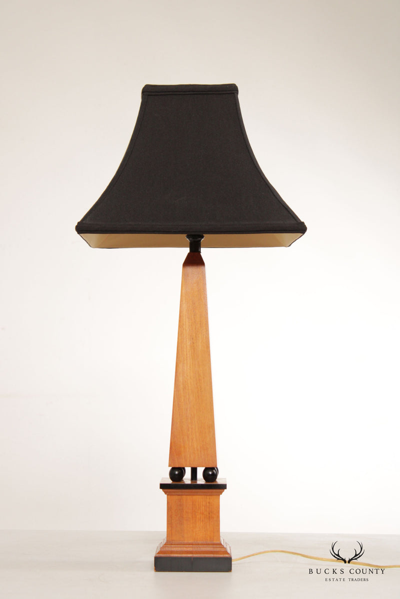 Neoclassical Modern Obelisk Table Lamp