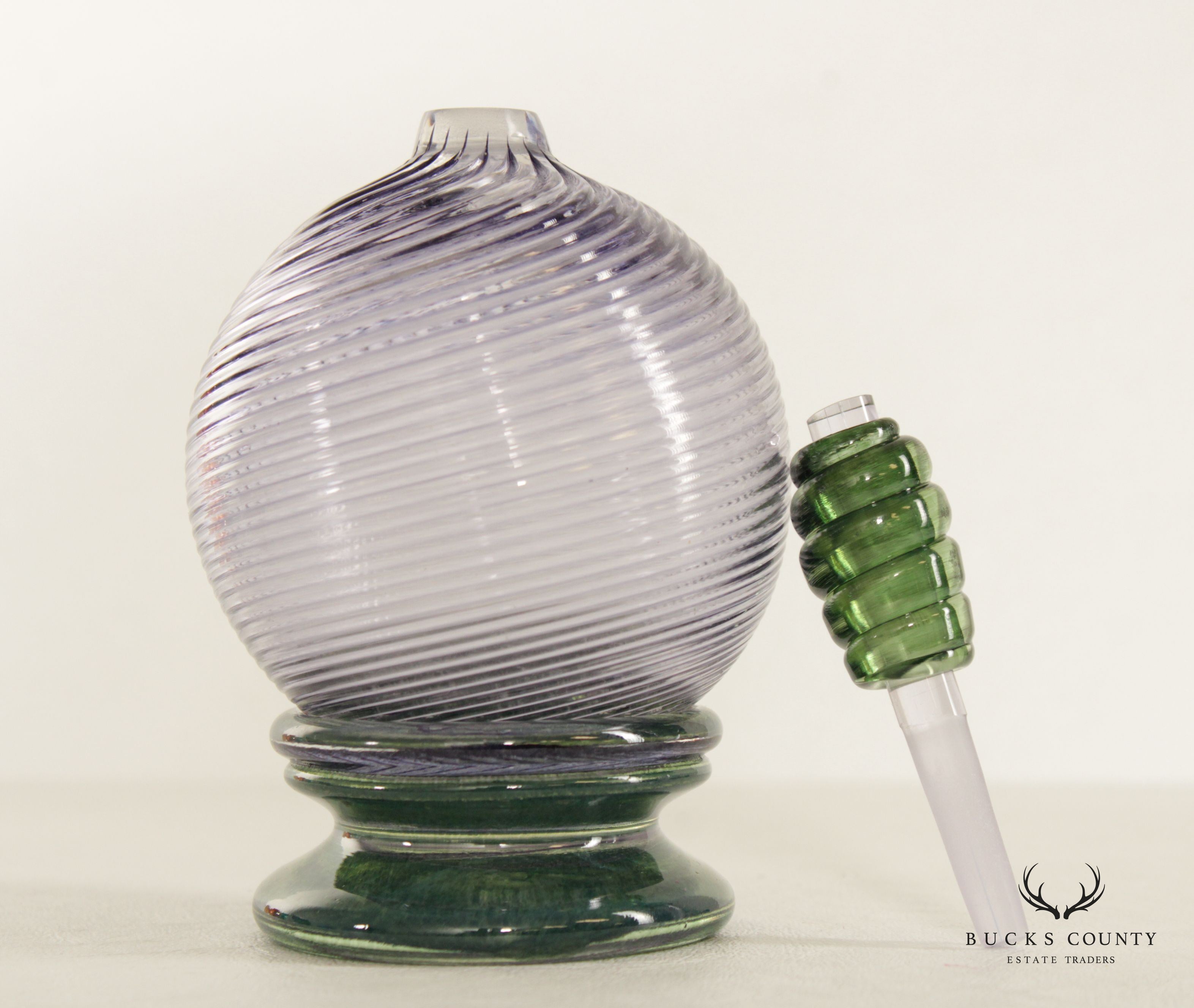 Hand Blown Art Glass Perfume Bottle