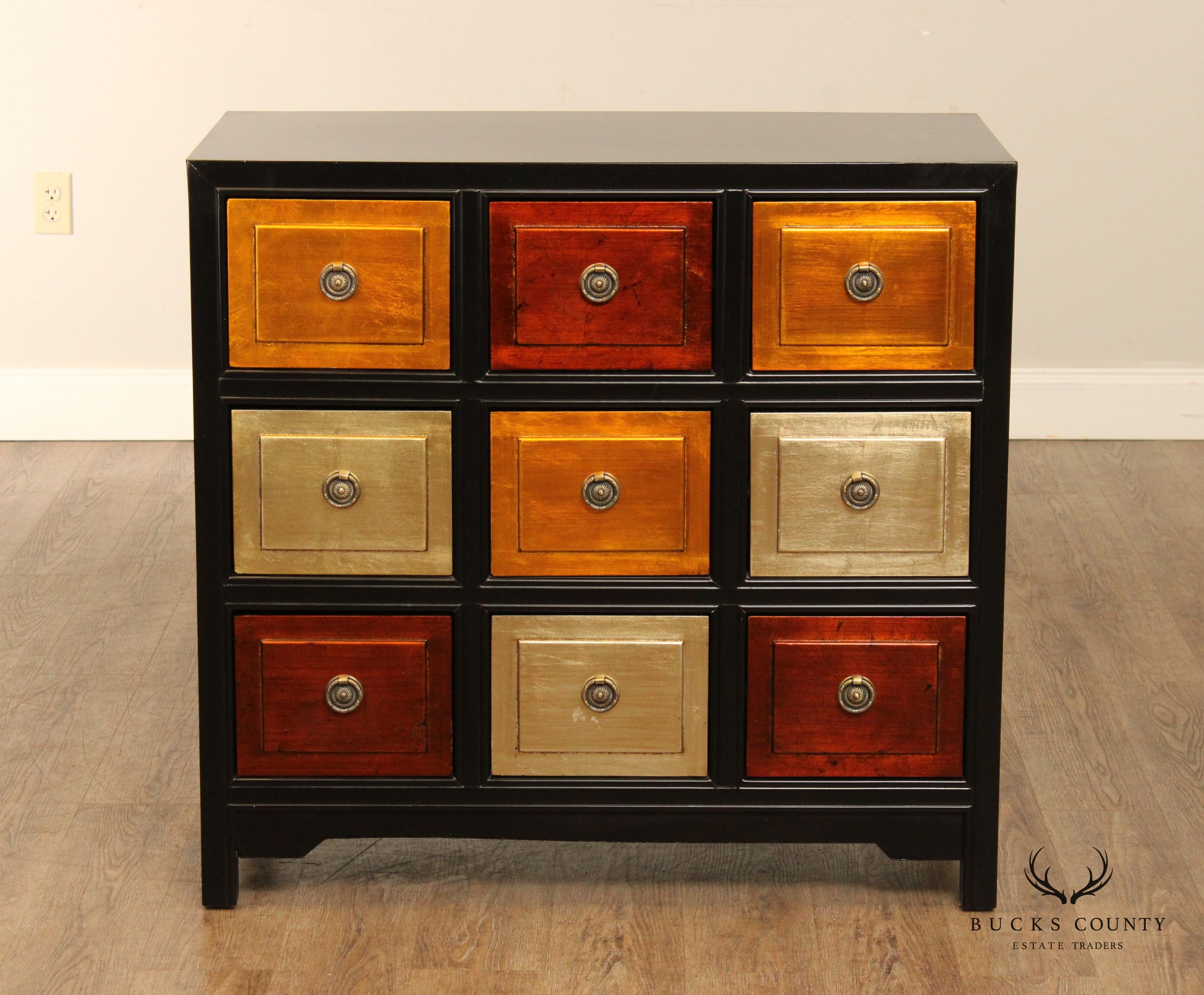 Bassett Mirror Co. Tic-Tac-Toe Color Block Chest