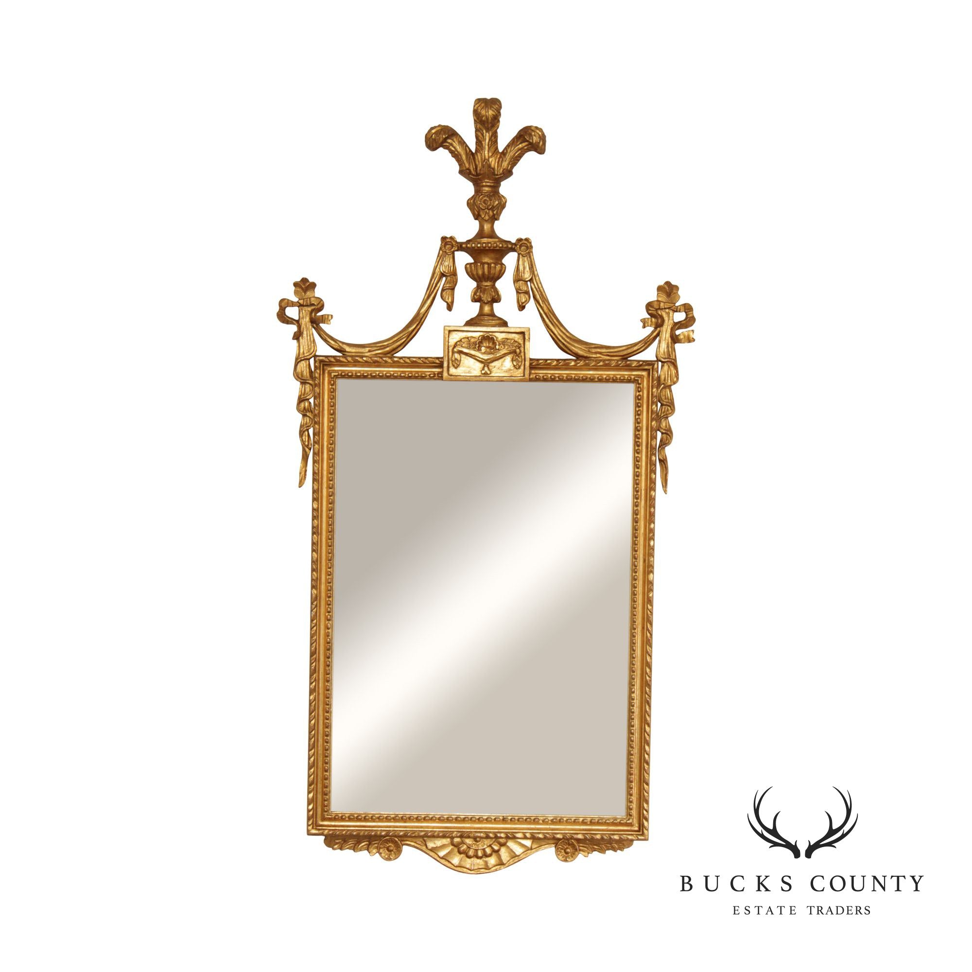 Adams Style Giltwood Frame Wall Mirror