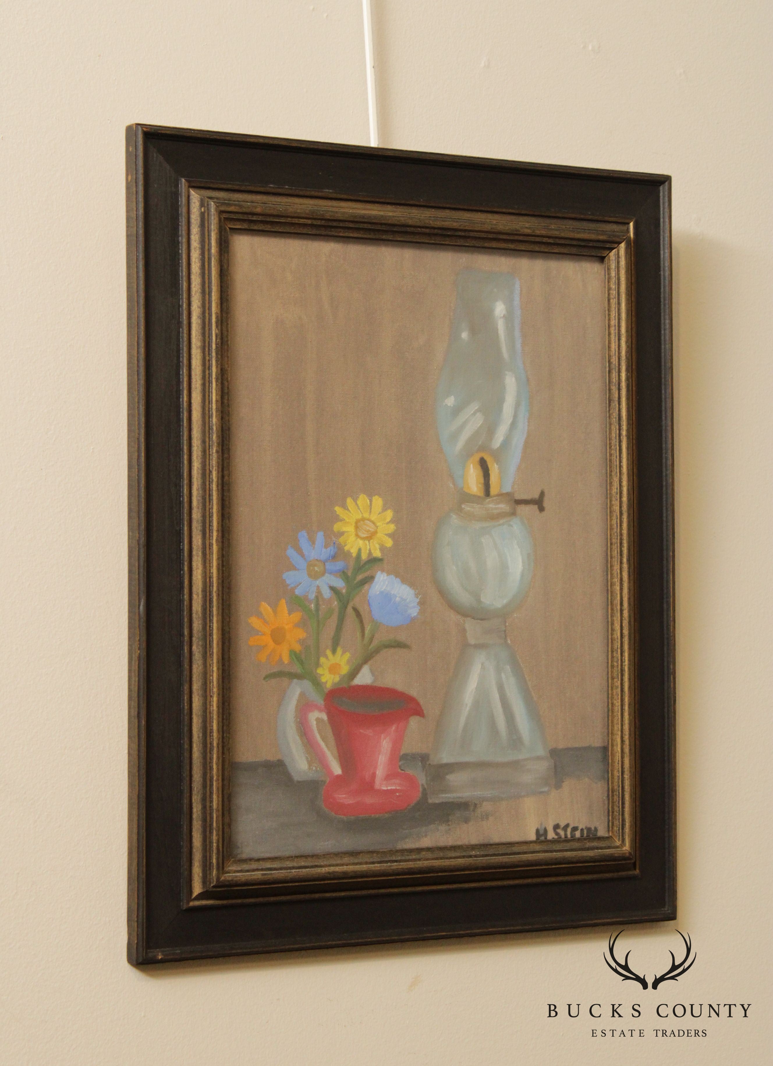 20th Century Still Life Oil Painting, Signed 'H. Stein'