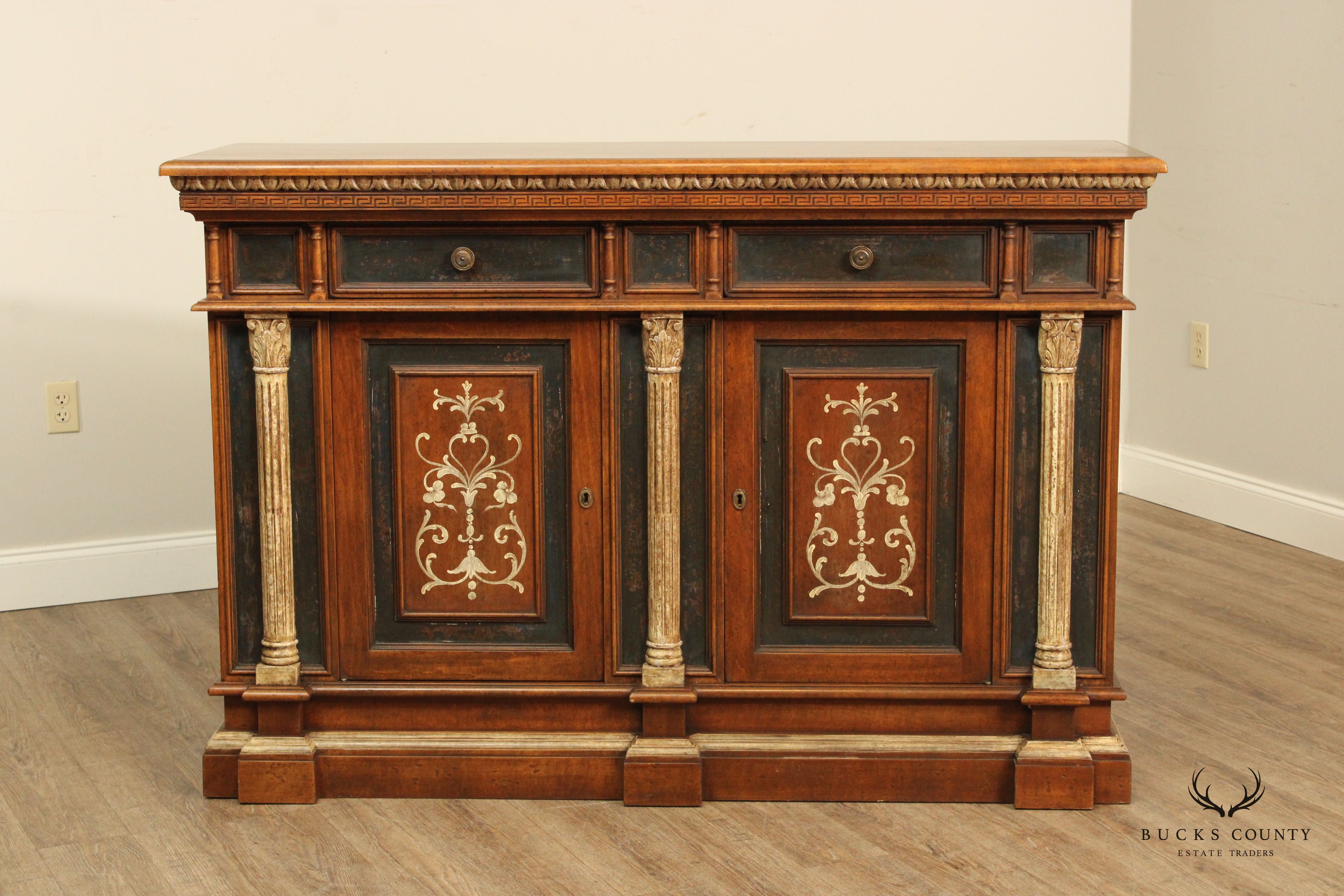 Hekman Turazza Italian Tuscan Style Sideboard Buffet