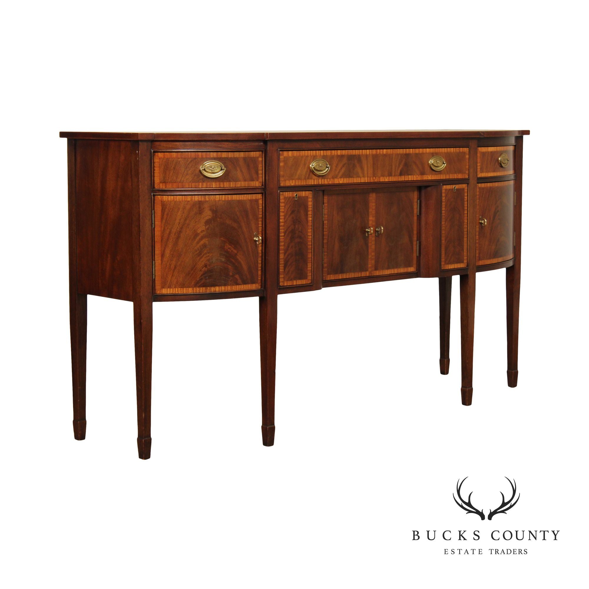 Ethan Allen Hepplewhite Style Mahogany Sideboard