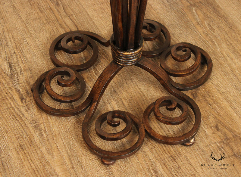 Art Deco Style Iron Plant Stand
