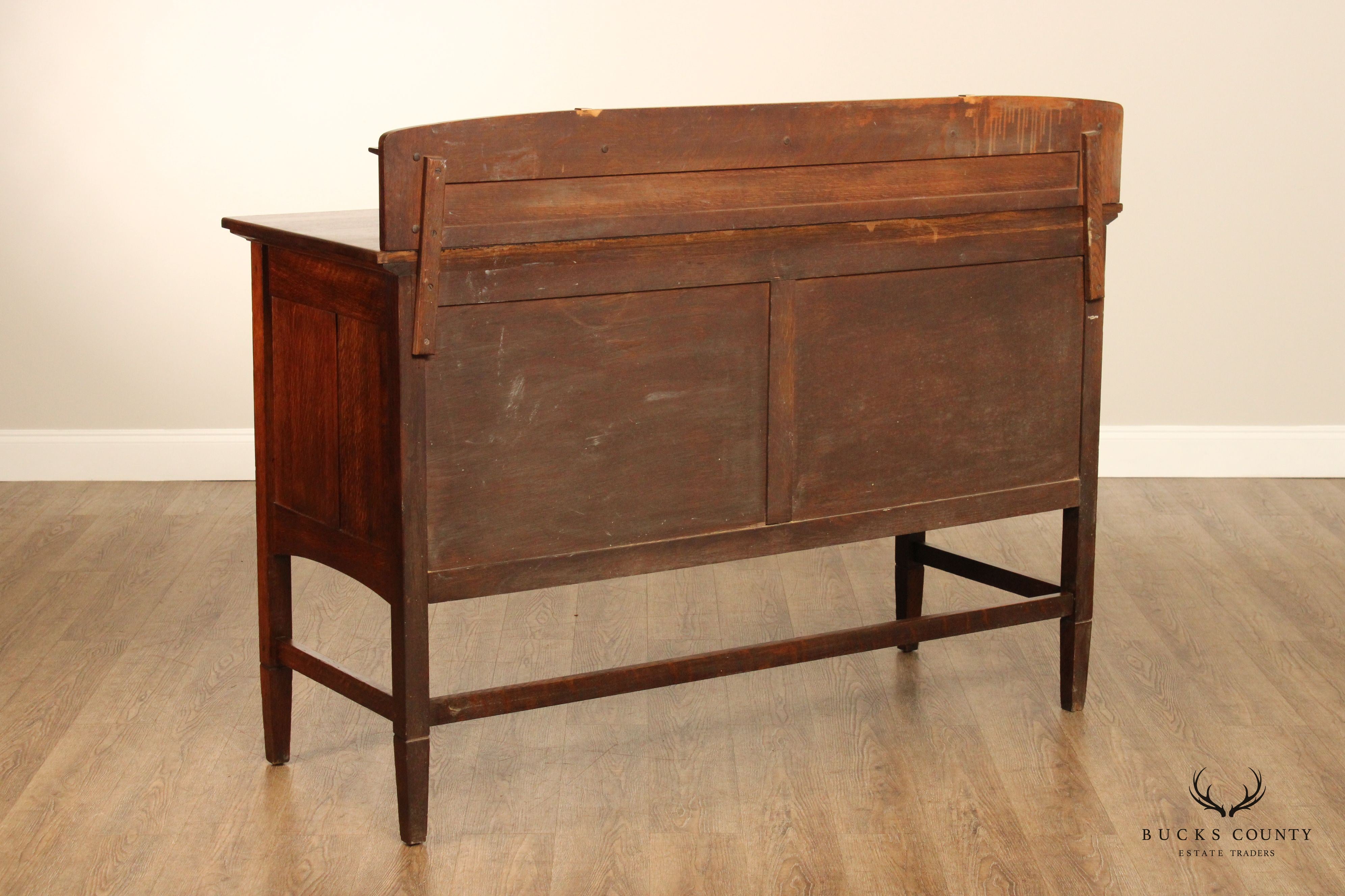 Antique Limbert Arts & Crafts Oak Sideboard