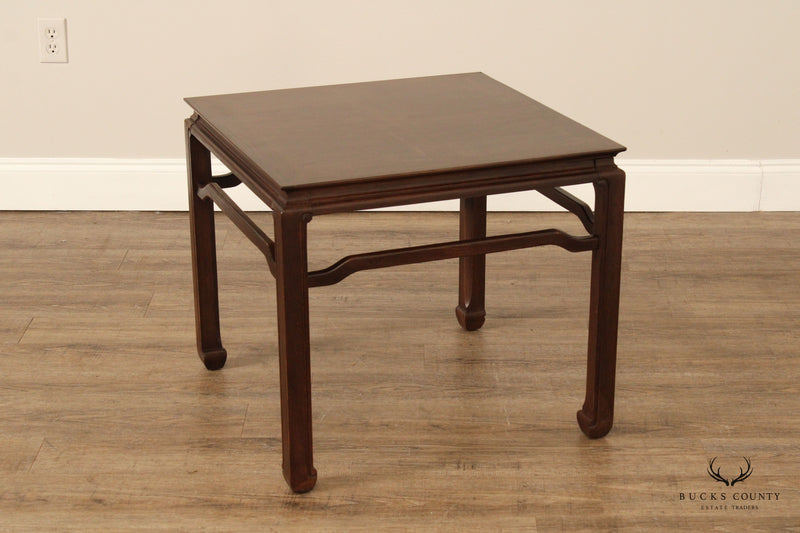 Davis Chinese Ming Dynasty Style Carved Oak Side Table