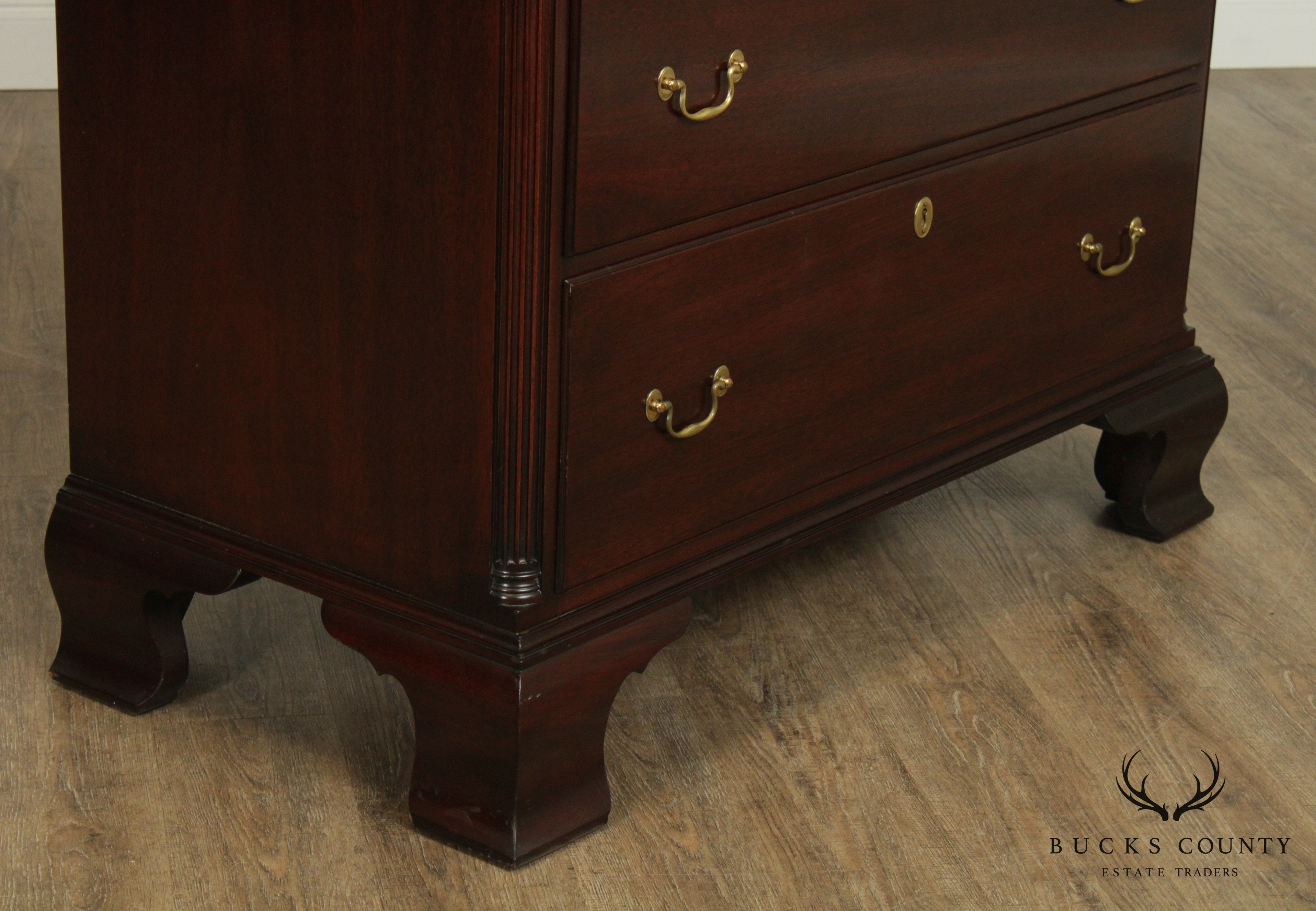 Kindel Winterthur Collection Mahogany Chippendale Style High Chest