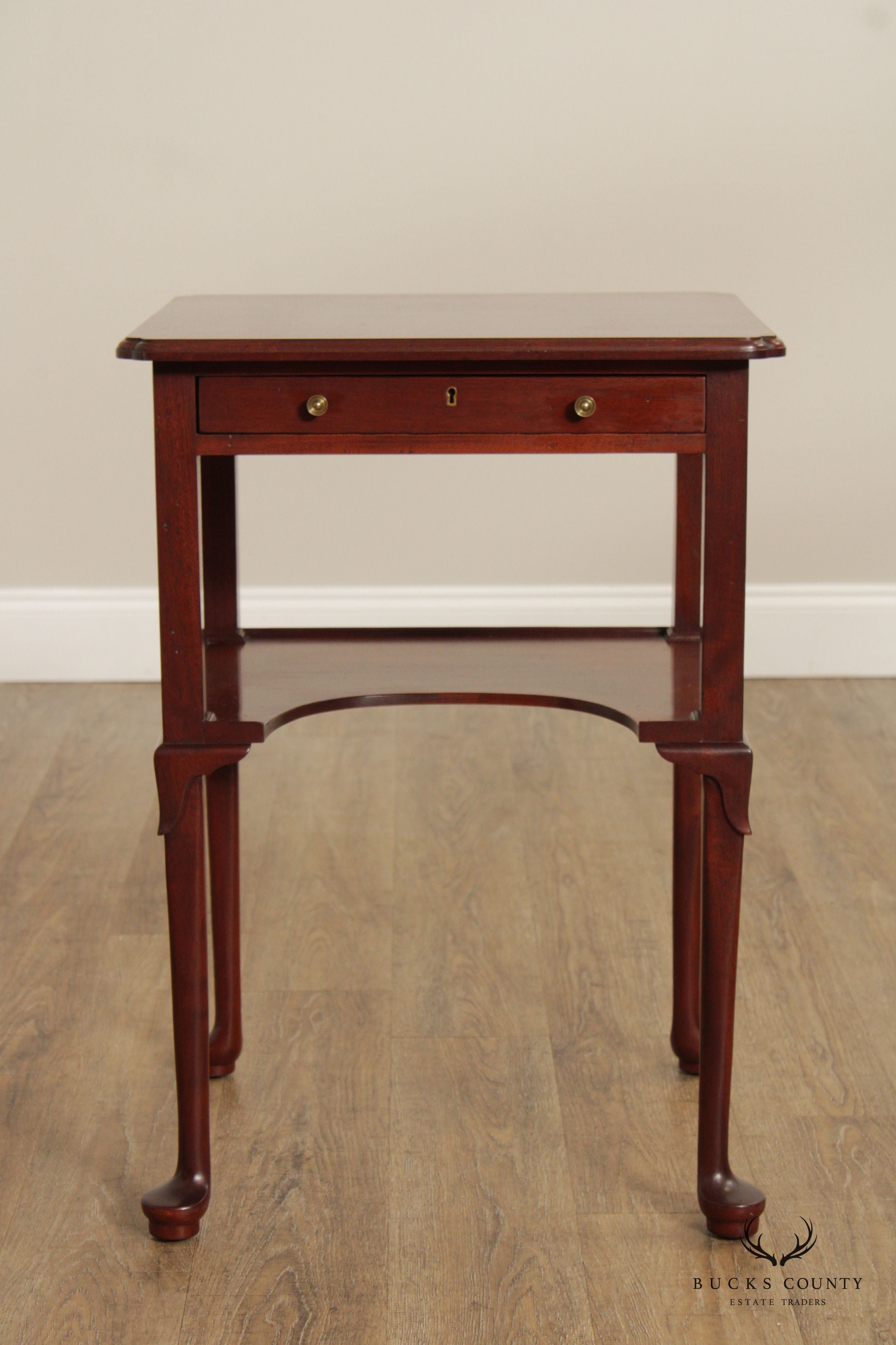 Southampton Queen Anne Style Mahogany Side Table