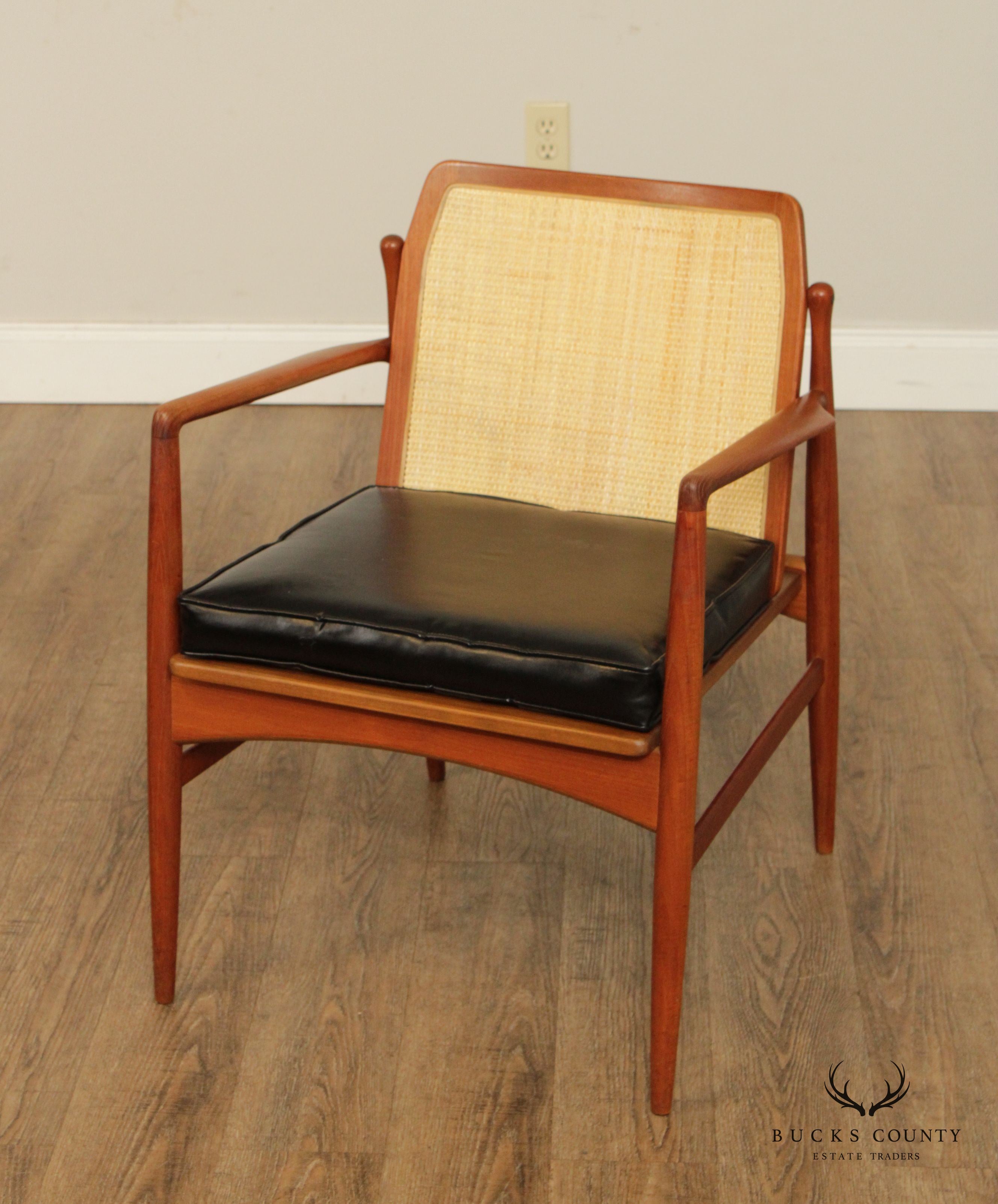 Ib-Kofod Larsen for Selig Danish Modern Teak Lounge Chair