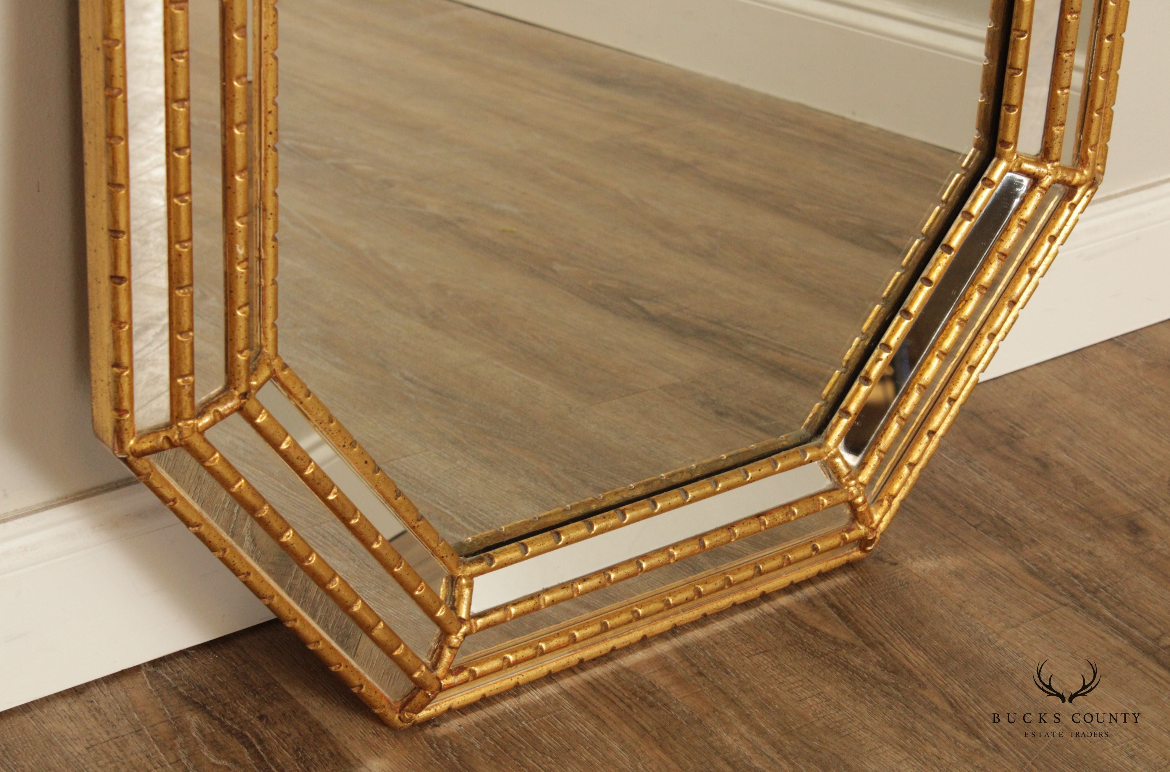 LaBarge Italian Hollywood Regency Gilt Frame Mirror