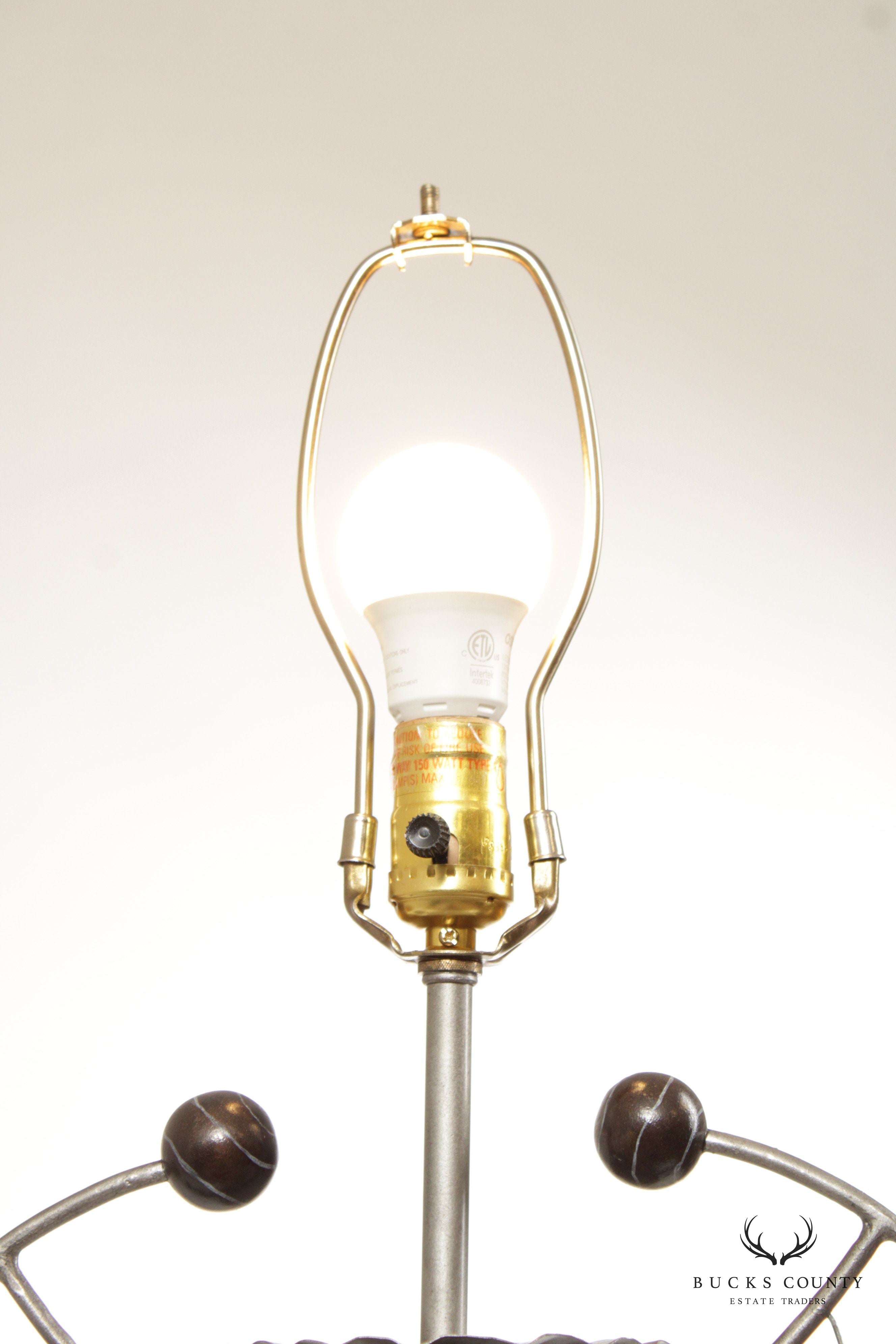 Leeazanne Vintage Postmodern Sculptural Table Lamp