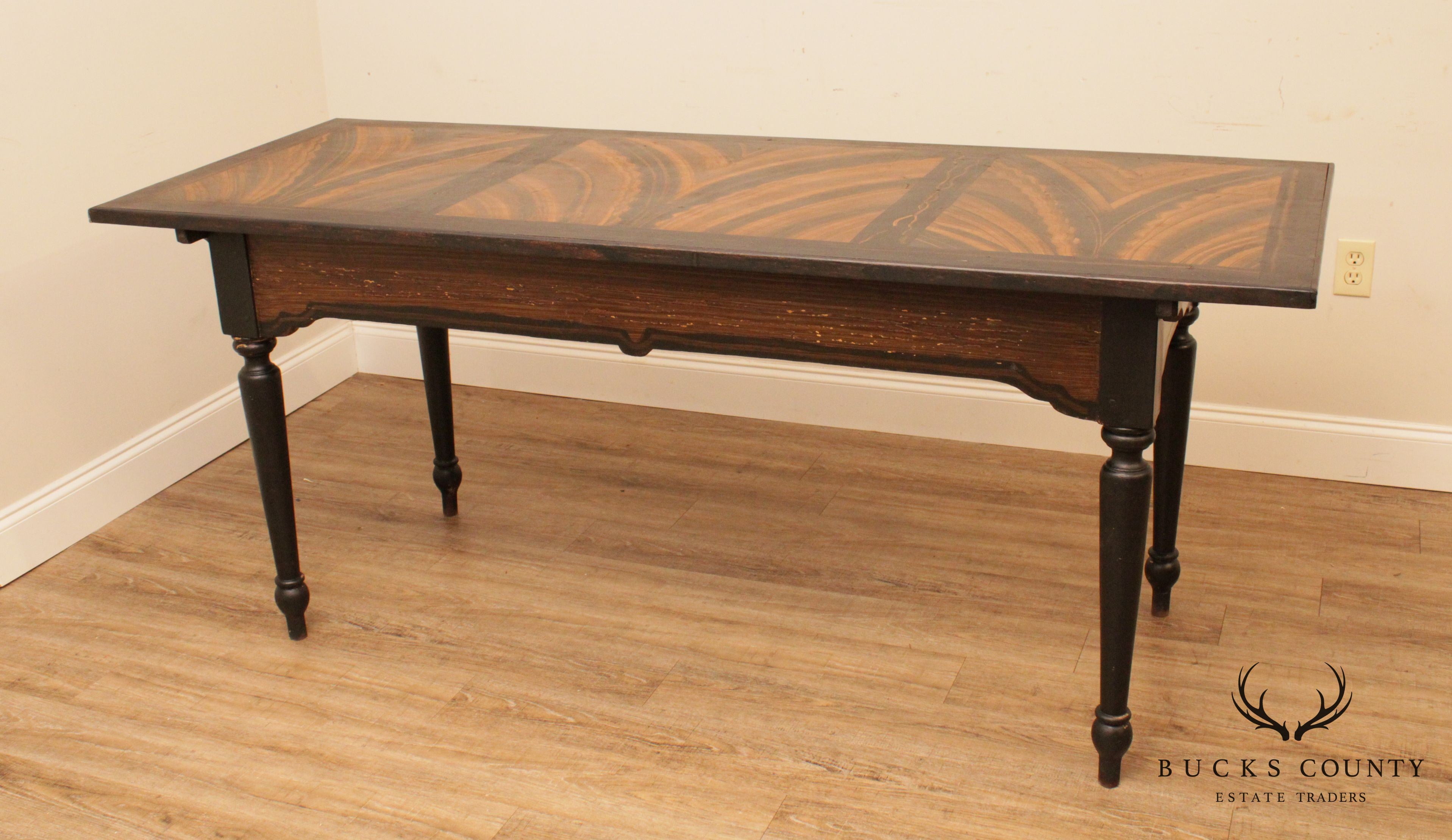 Antique 19th Century European Folk Art Farmhouse Table