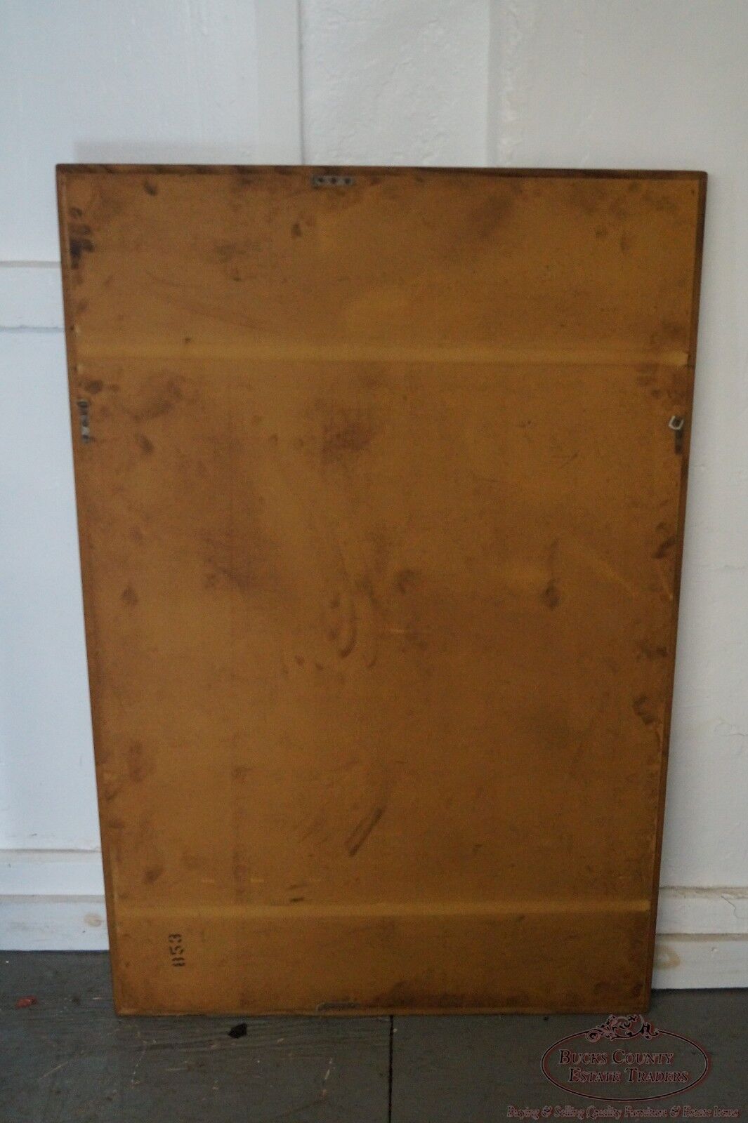 Mid Century Modern Walnut Rectangular Wall Mirror