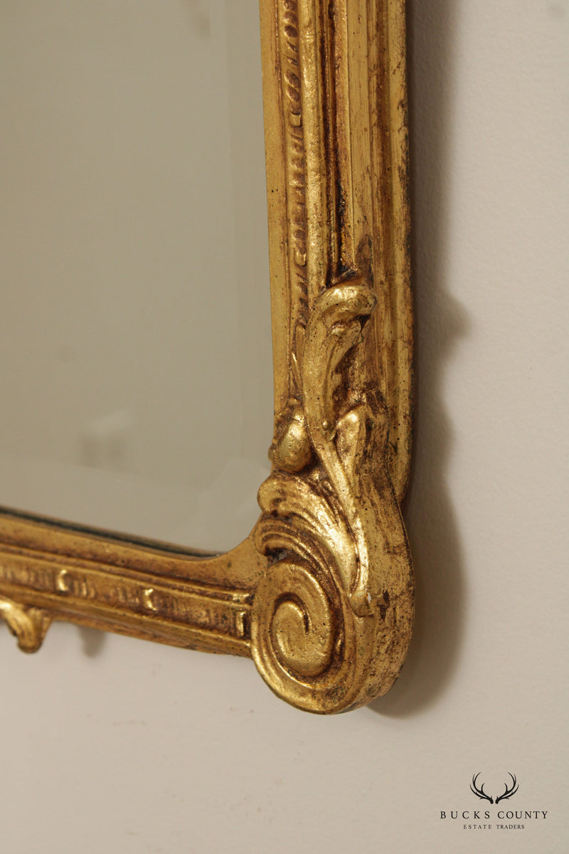 Neoclassical Style Carved Giltwood Wall Mirror
