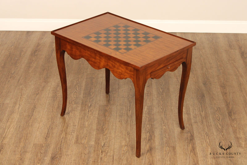 French Louis XV Style Vintage Reversible Games Table
