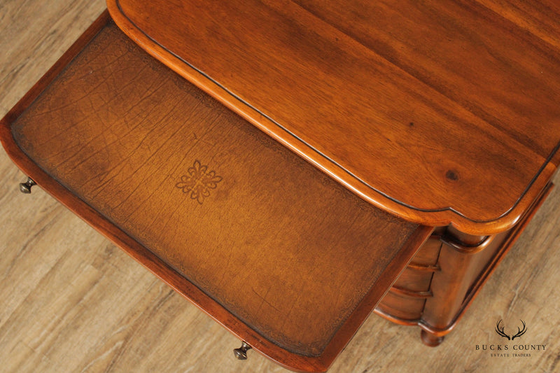 Sheraton Style Mahogany Bow Front Chest of Drawers