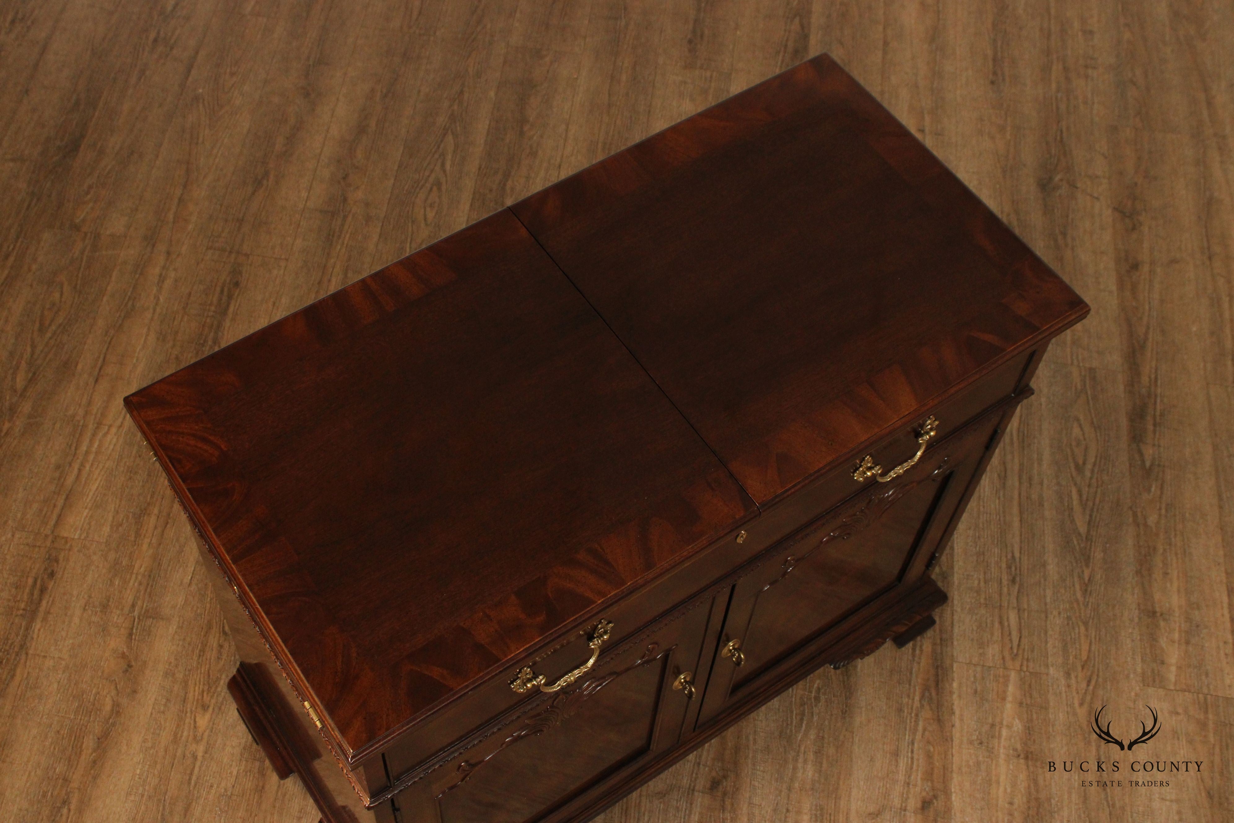 Henredon Rittenhouse Square Collection Mahogany Flip Top Server