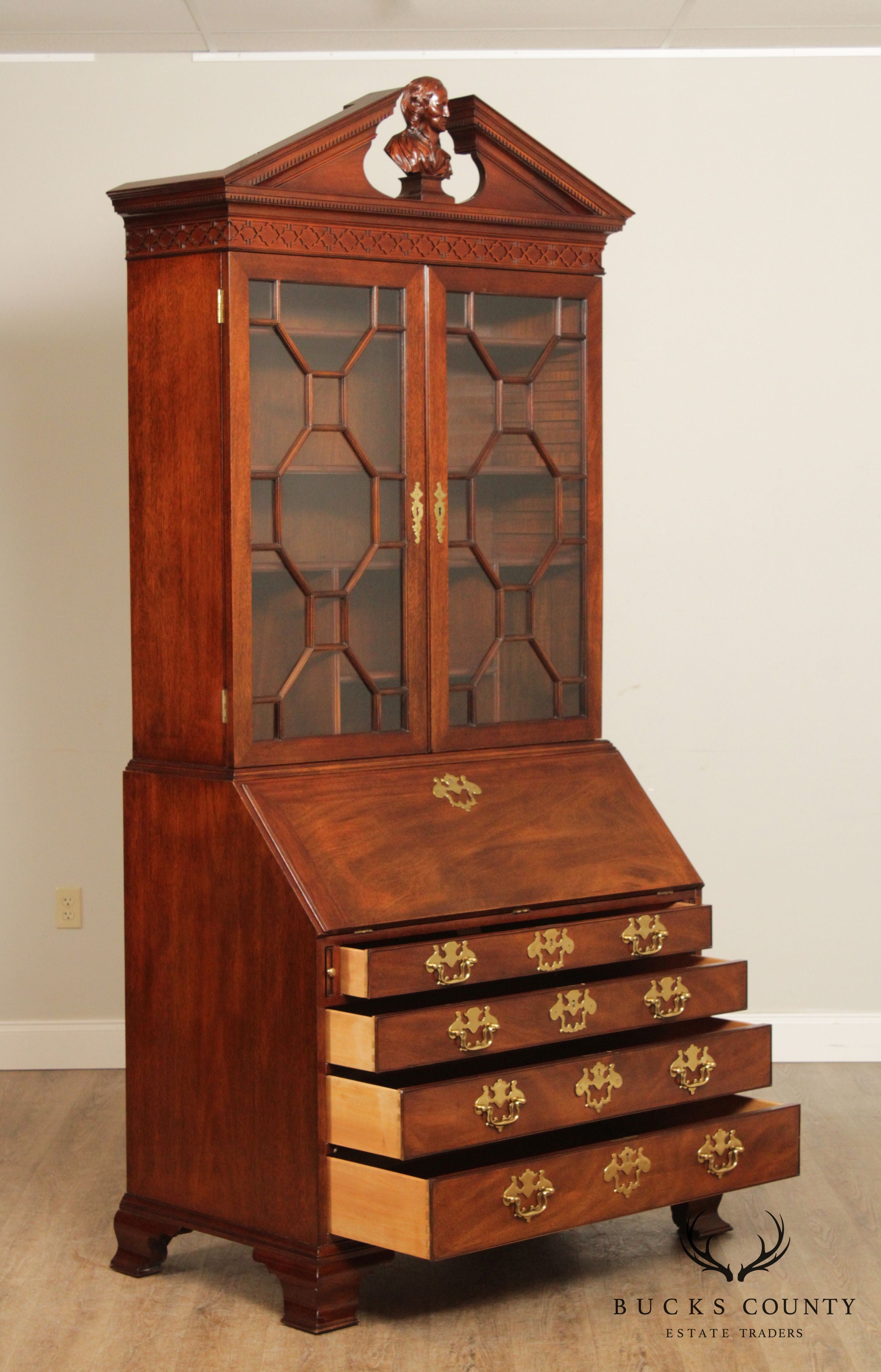 Kindel National Trust for Historic Preservation Collection Mahogany Secretary Desk