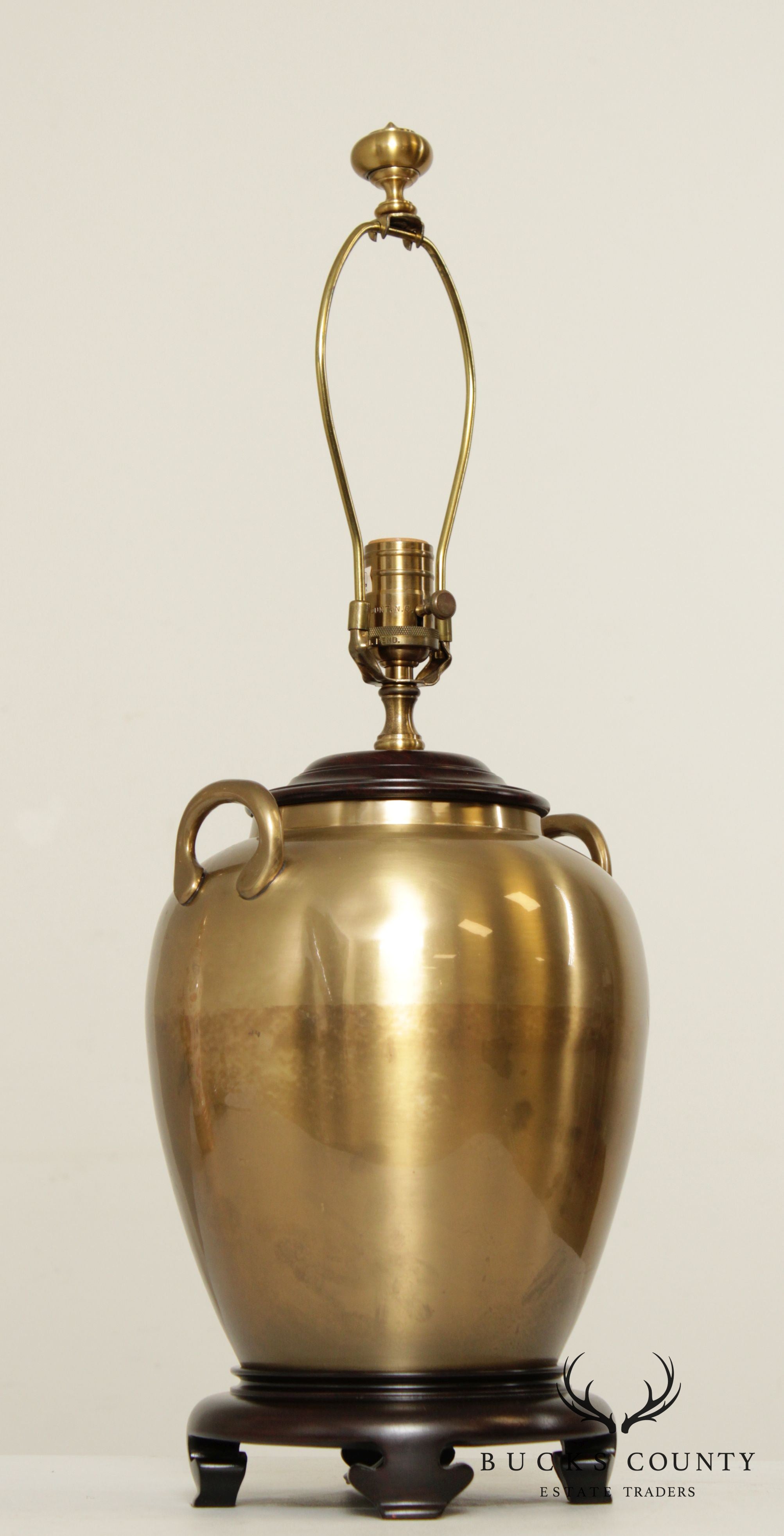 Wildwood Lampholder Vintage Brass Urn Form Table Lamp