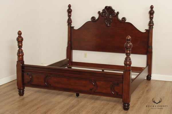 Polo Ralph Lauren Baroque Style Mahogany King Size Bed