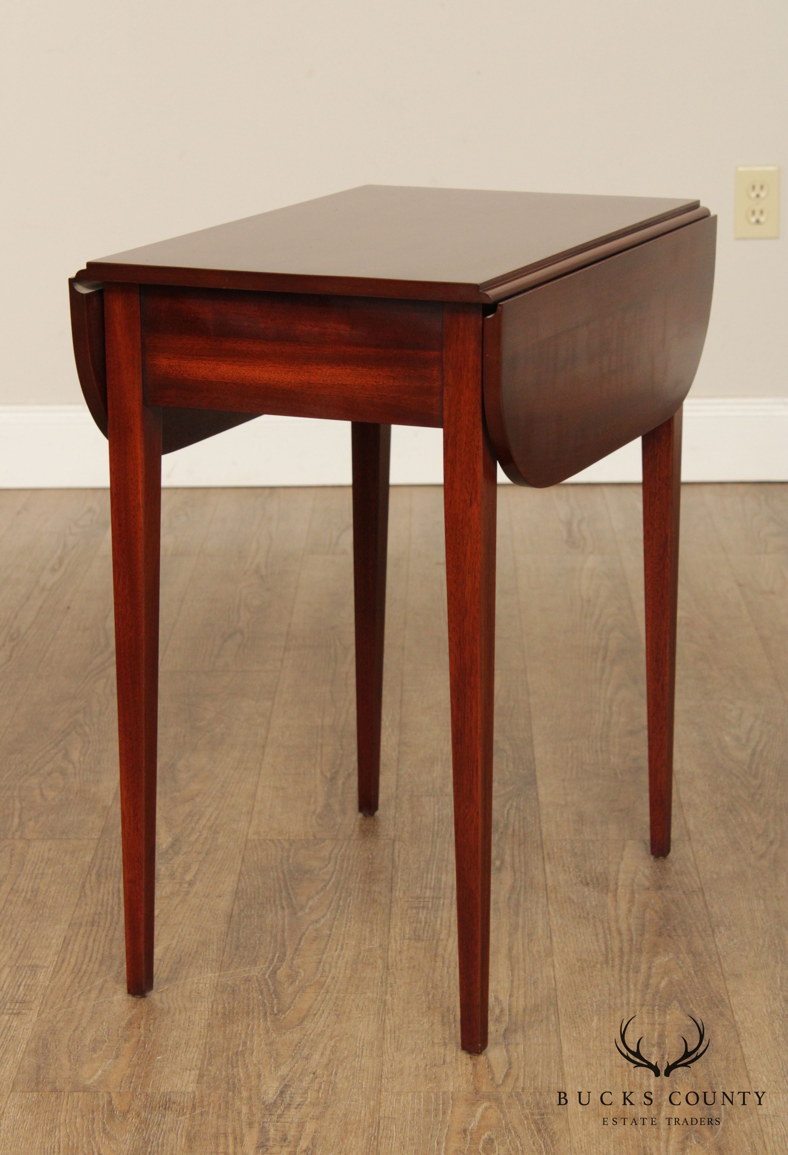 Henkel Harris Mahogany Drop Leaf Pembroke Table (B)