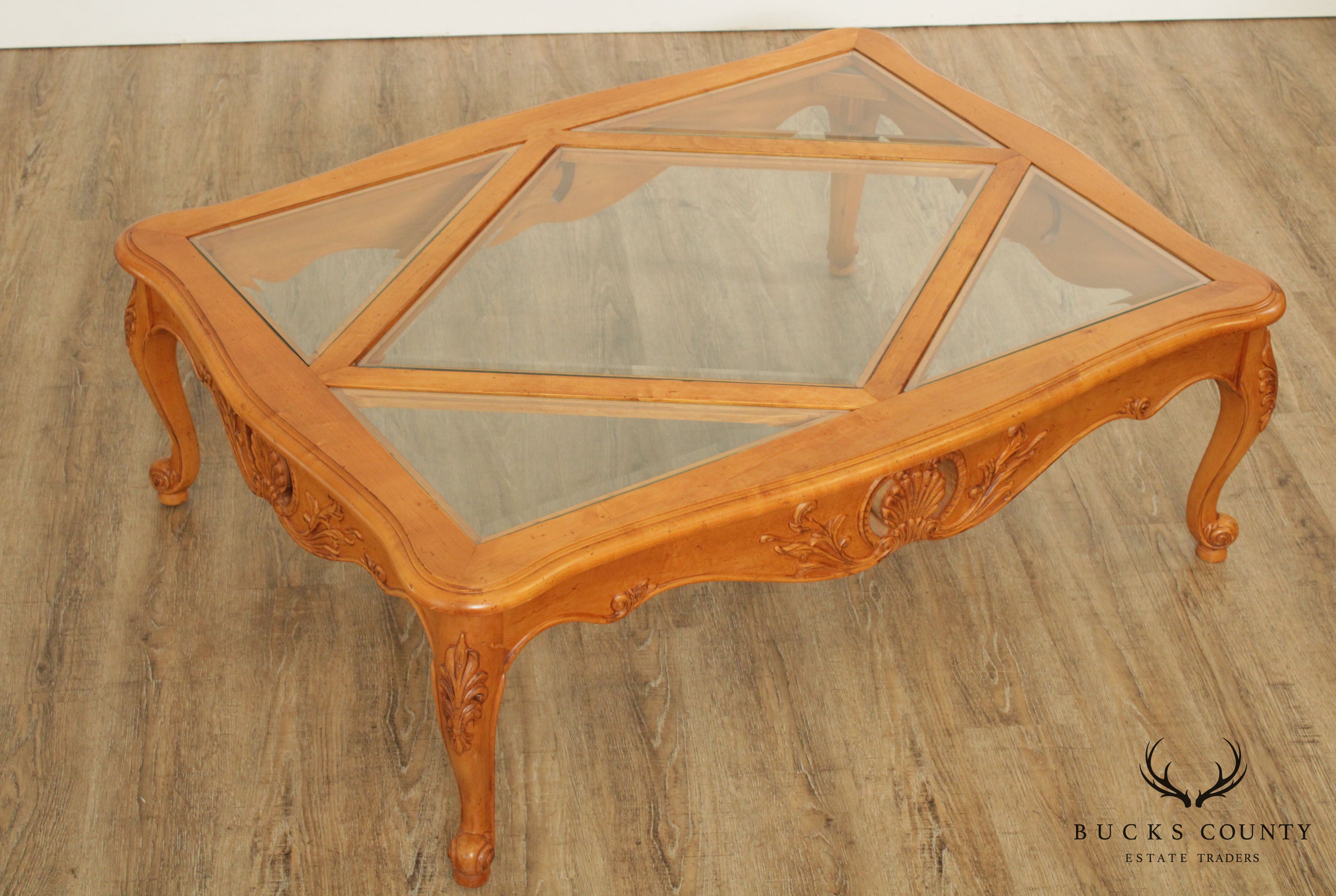 Ethan Allen Legacy Collection French Louis XV Style Coffee Table