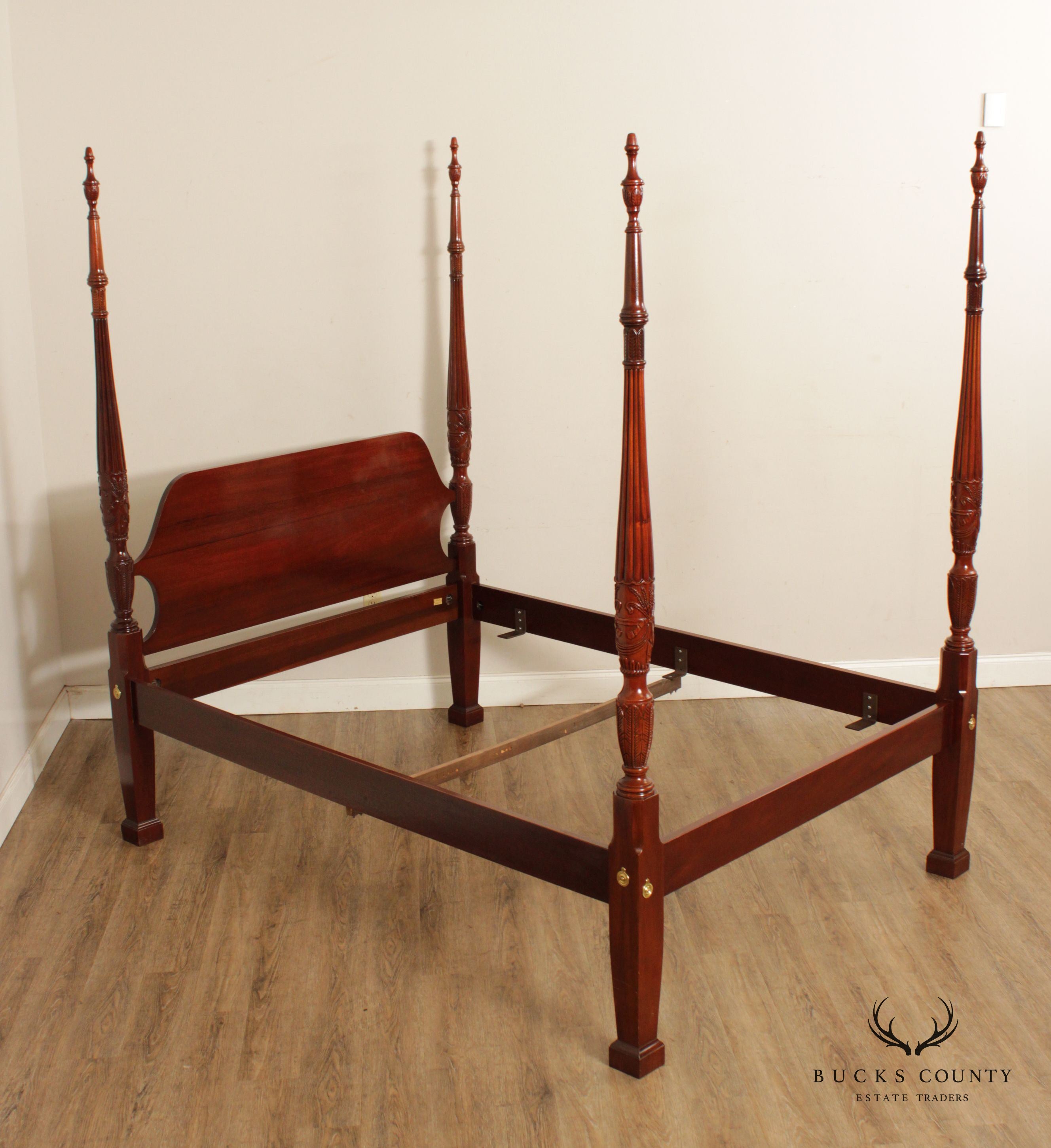 Councill Craftsmen Traditional Mahogany Queen Poster Bed