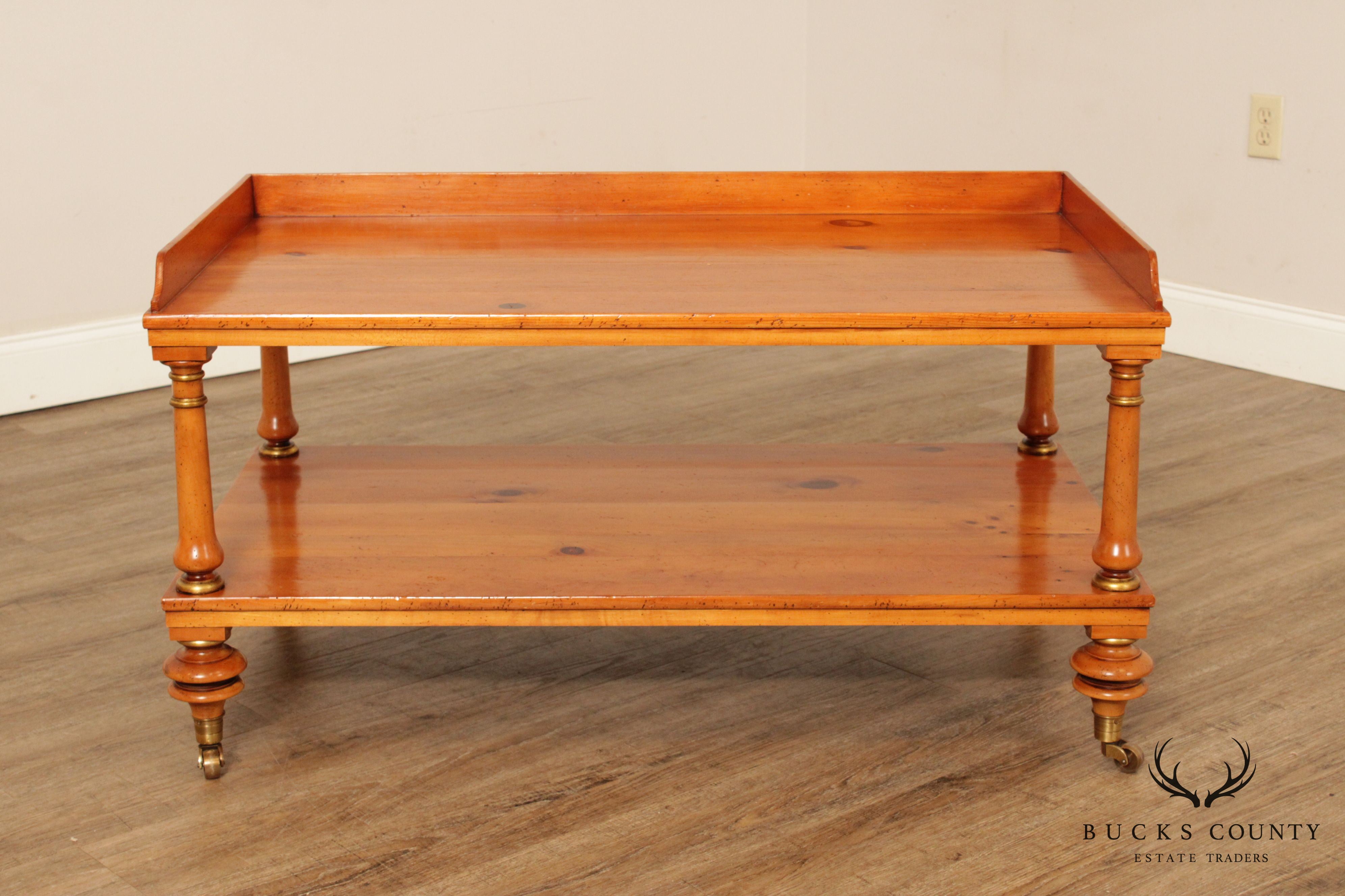 Baker Historic Charleston Reproductions Pine Coffee Table