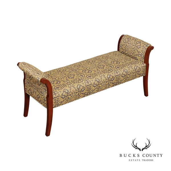 Royal Custom Designs Upholstered 'Beacon' Bench
