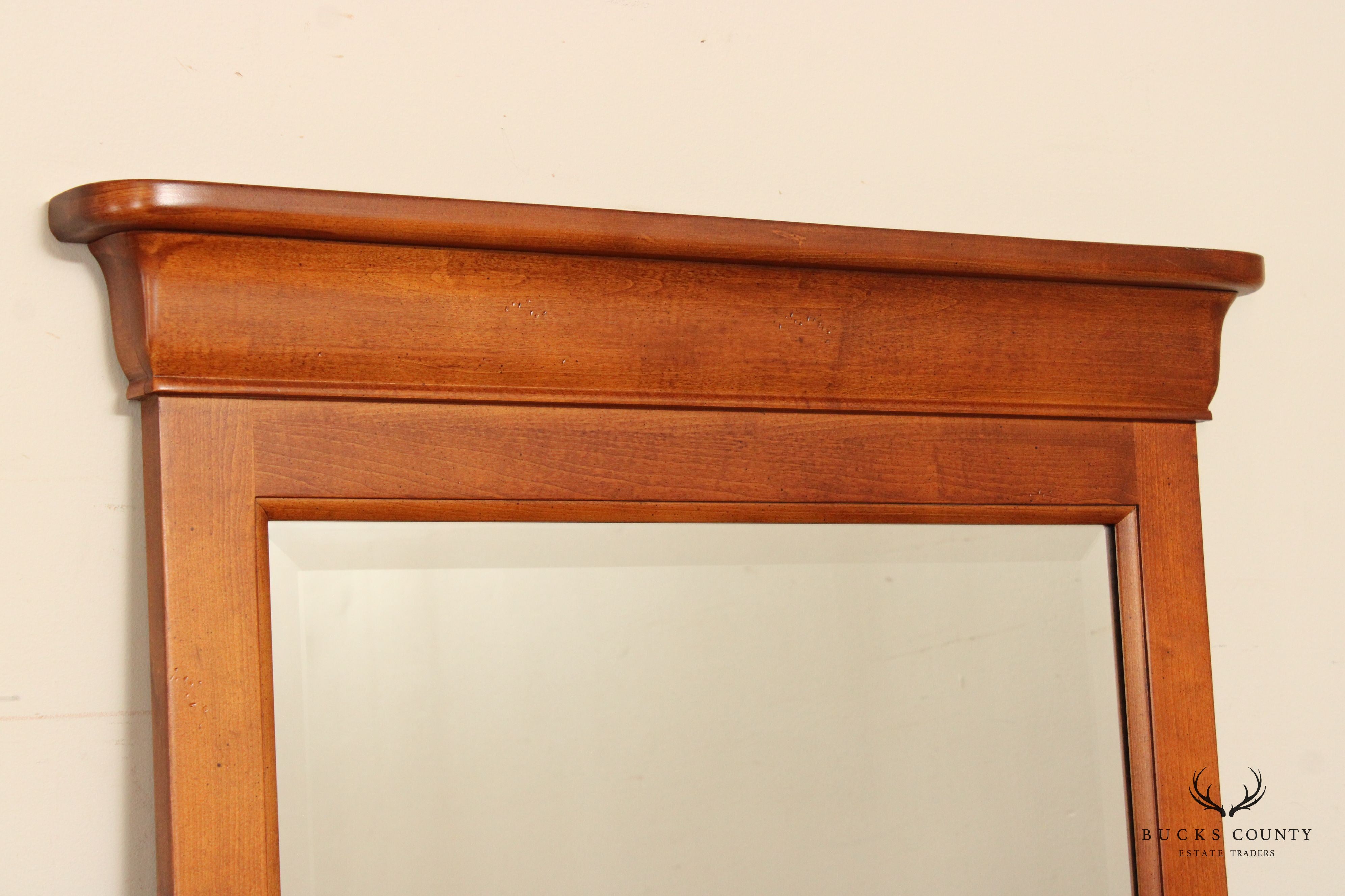 Louis Philip Style Fruitwood Wall Mirror