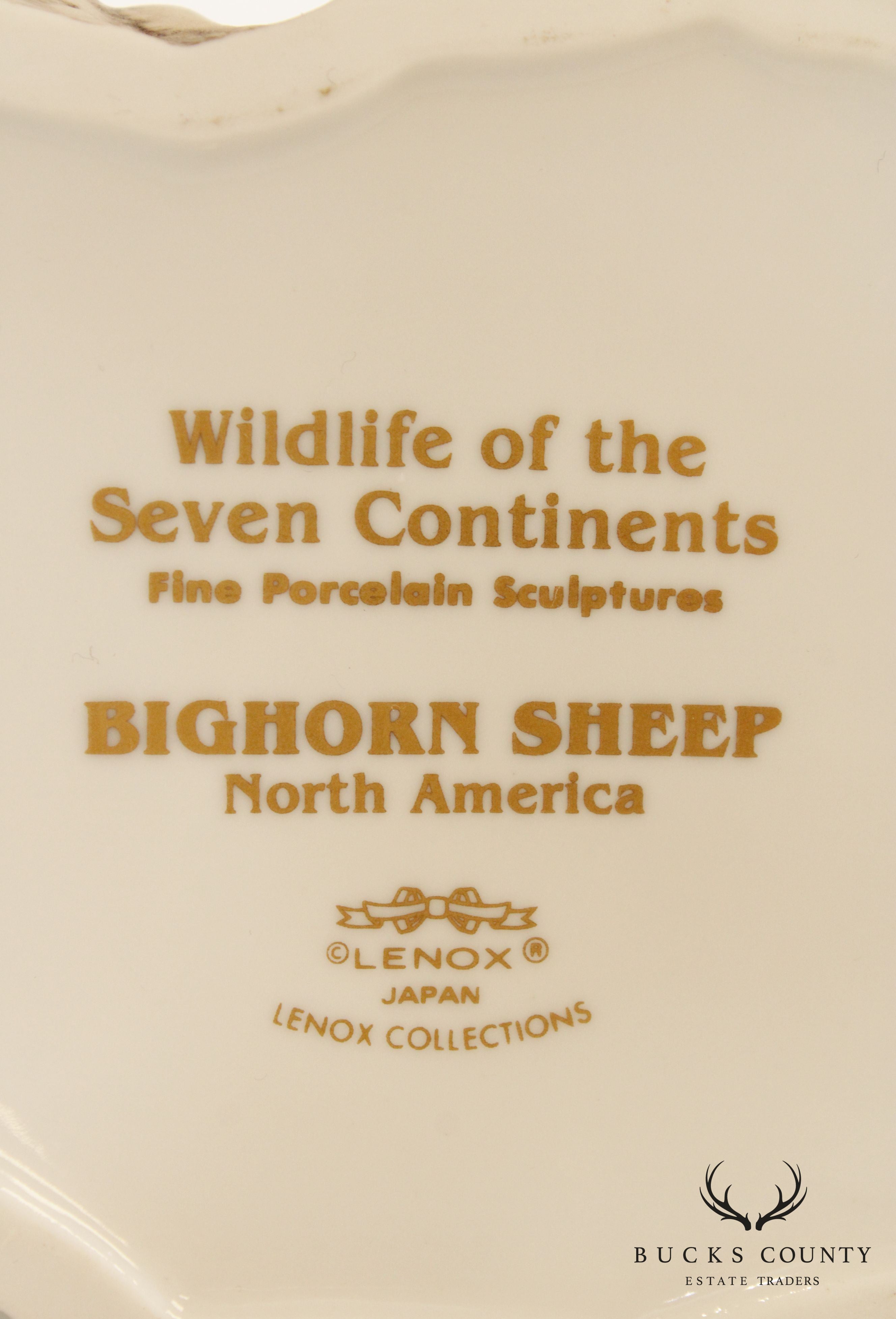 Lenox Wildlife of the Seven Continents, North American Bighorn Sheep