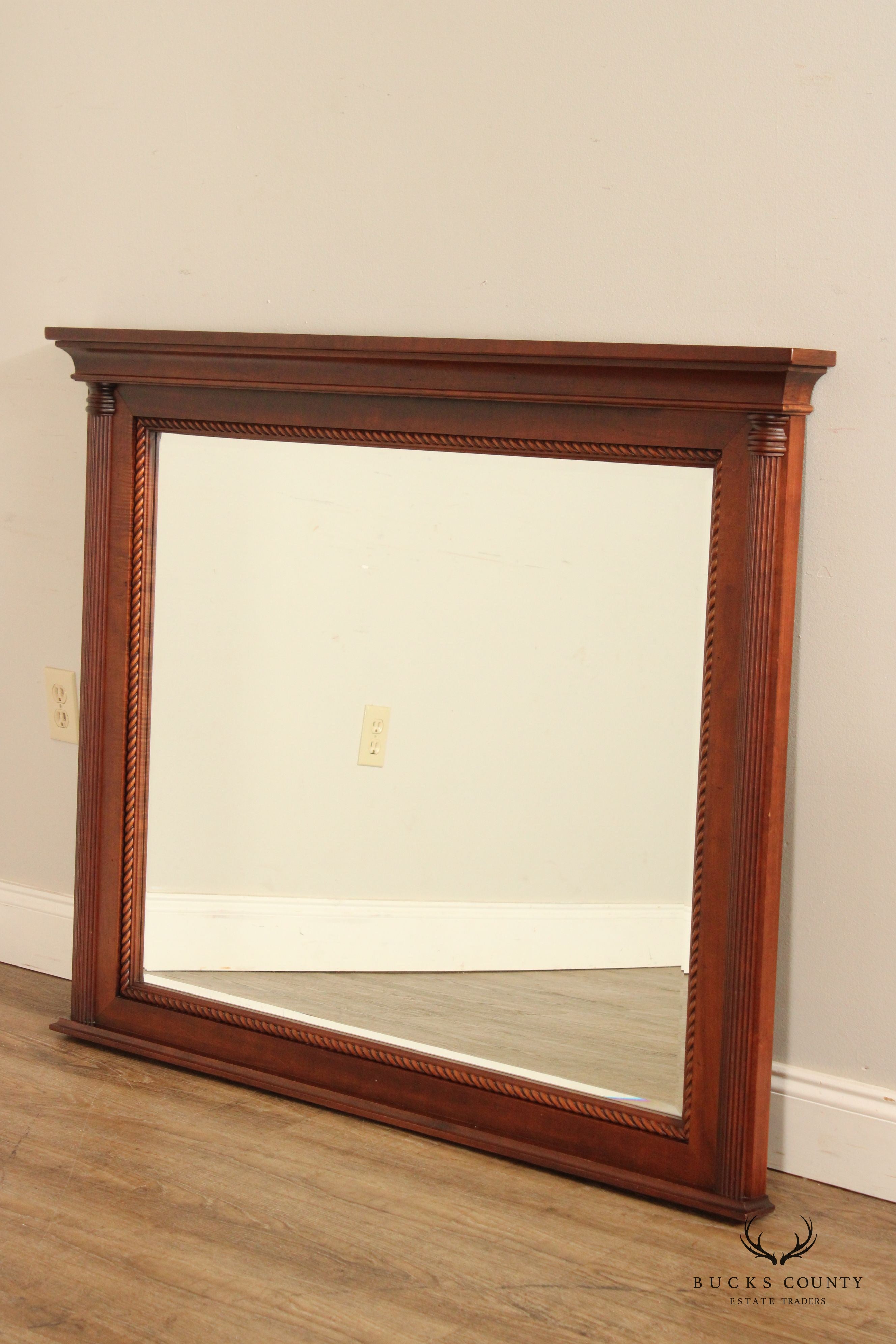 DURHAM FURNITURE 'SAVILE ROW' Beveled Landscape Mirror