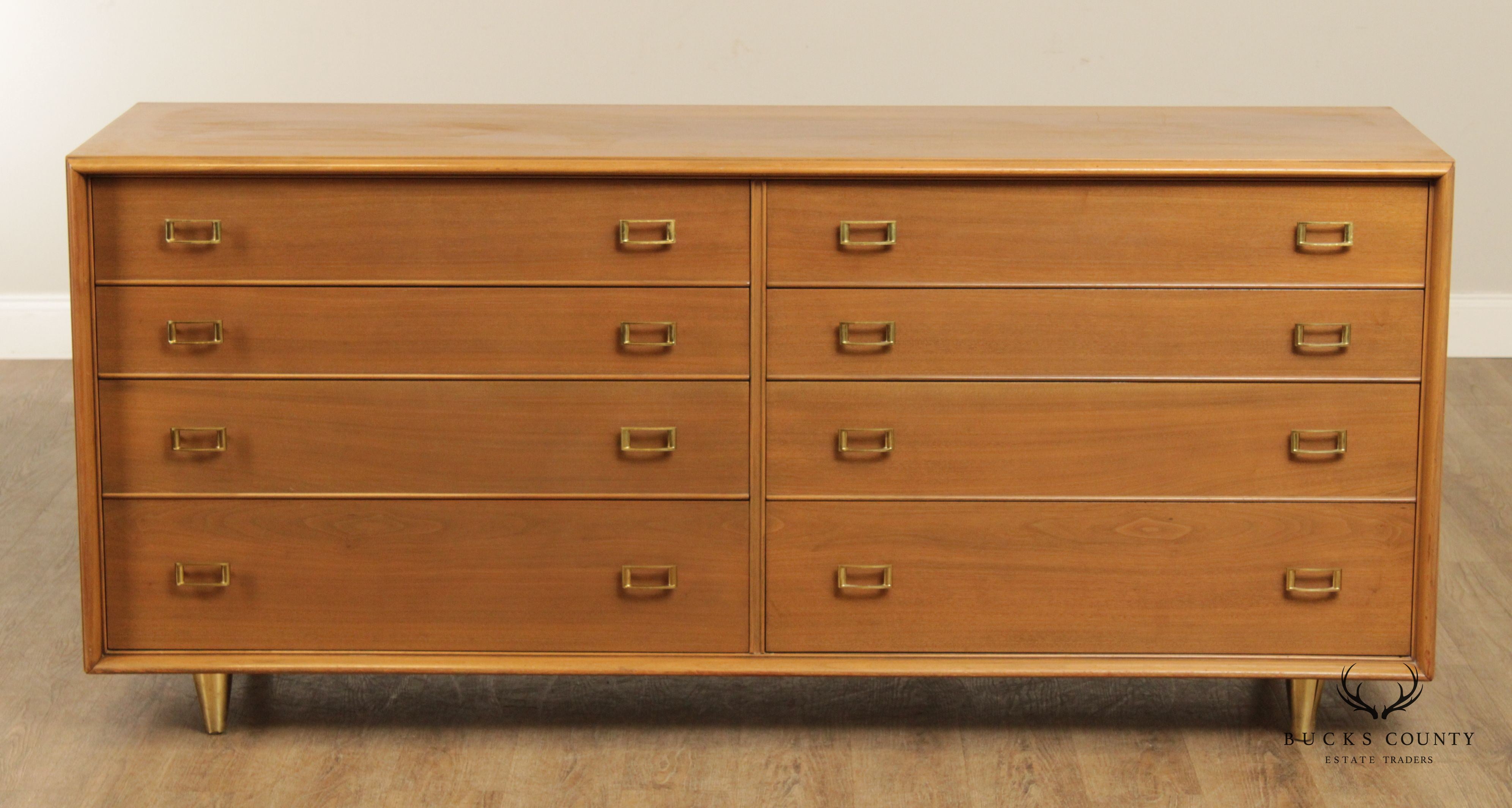 Johnson Furniture Paul Frankl Mid Century Modern Dresser