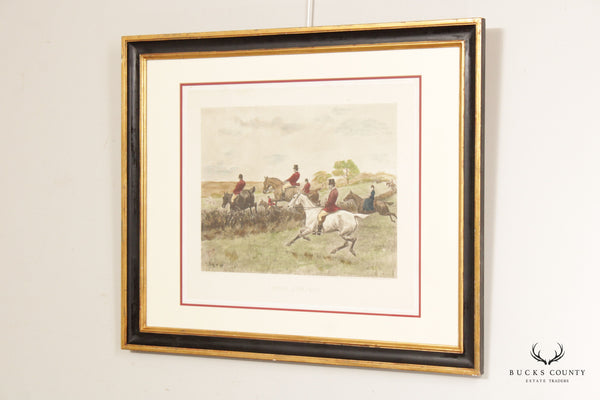 English Fox Hunt 'Good Company' Framed Print, After Thomas Blinks