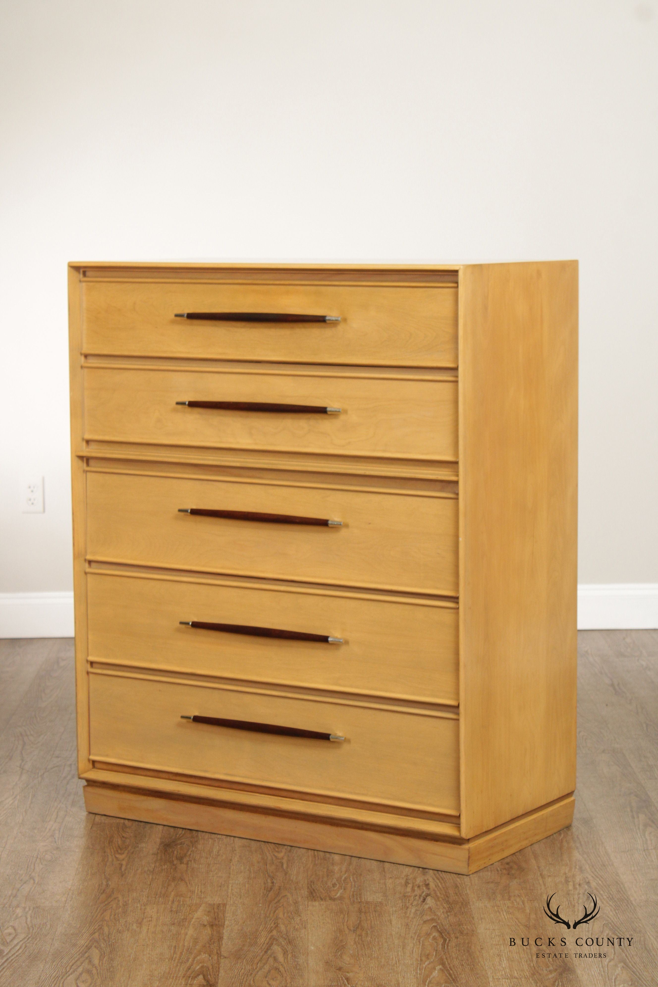 Heywood Wakefield Mid Century Modern Tall Chest of Drawers