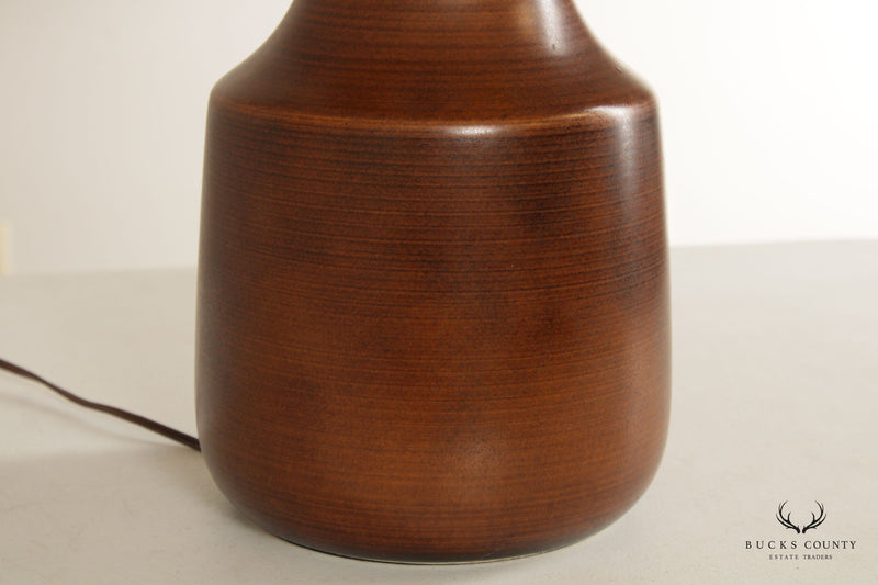 Mid Century Modern Ceramic Vasiform Table Lamp