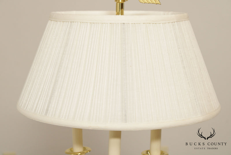 Baldwin Brass 3-Light Bouillotte Table Lamp