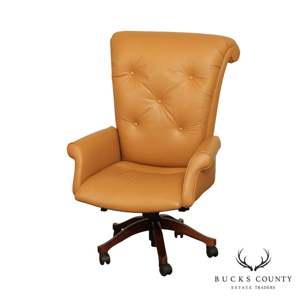 Leathercraft Tufted Leather Executive Office Armchair (G)