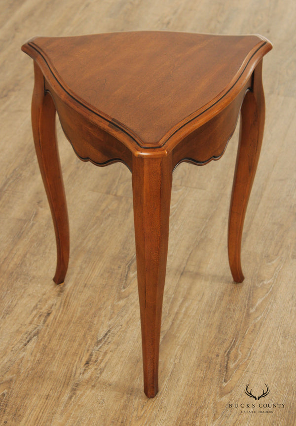 Ethan Allen 'Country French' Triangular Accent Table