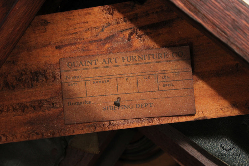 Stickley Brother Quaint Antique Mission Oak Armchair