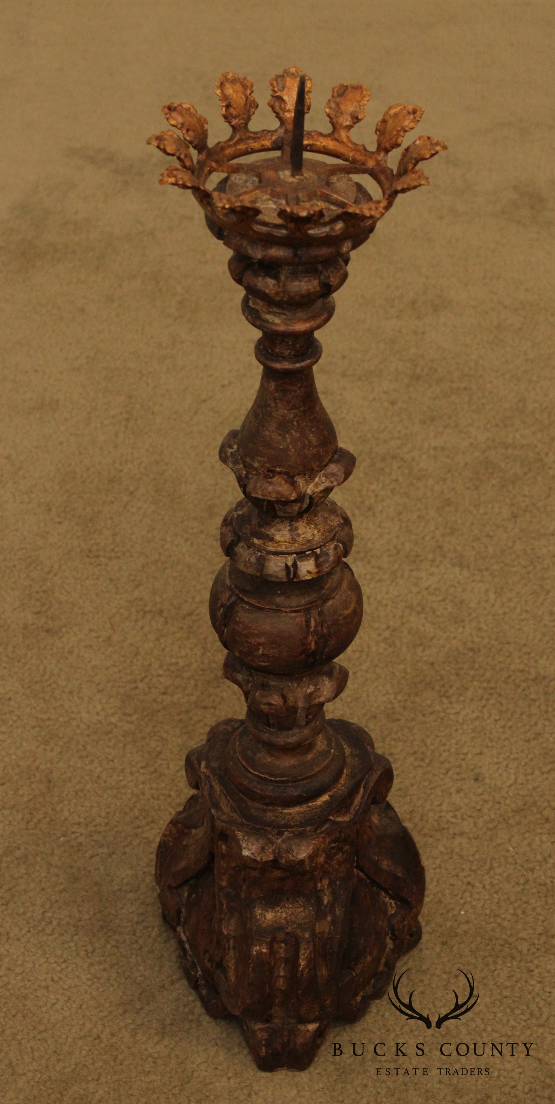 Italian Renaissance Style Antique Candlestick