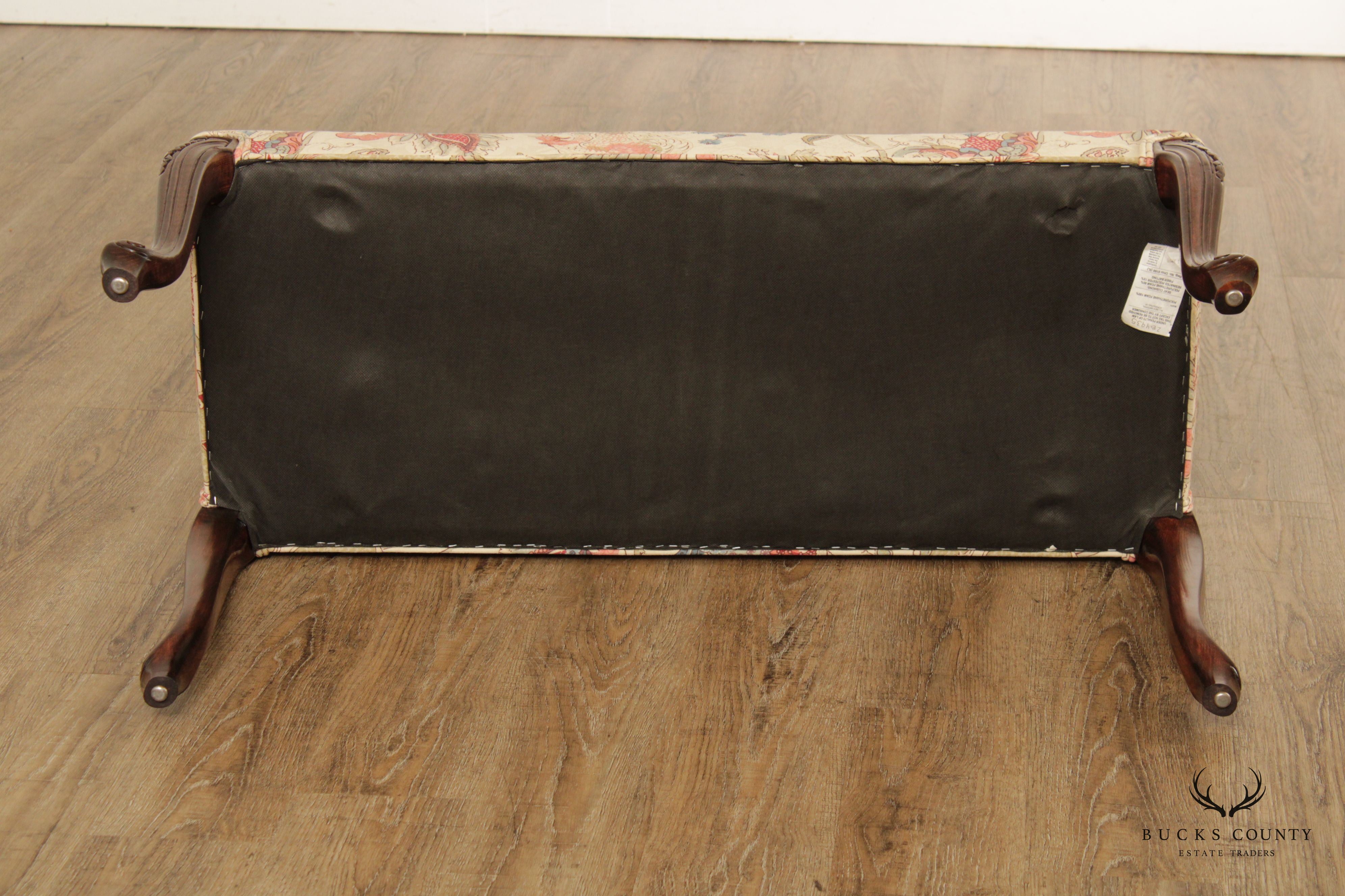 French Louis XV Custom Upholstered Bench