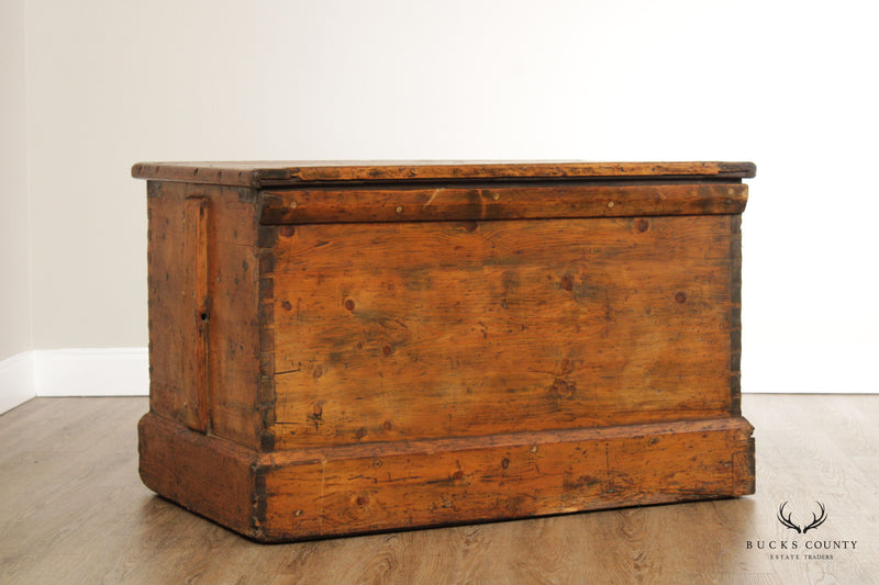 Antique English Carpenter's or Cabinetmaker's Tool Chest